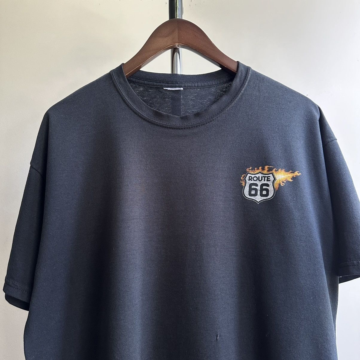 Route 66 Vintage Route 66 American Highway Bike Graphic Tee Size US XL / EU 56 / 4 - 8 Thumbnail