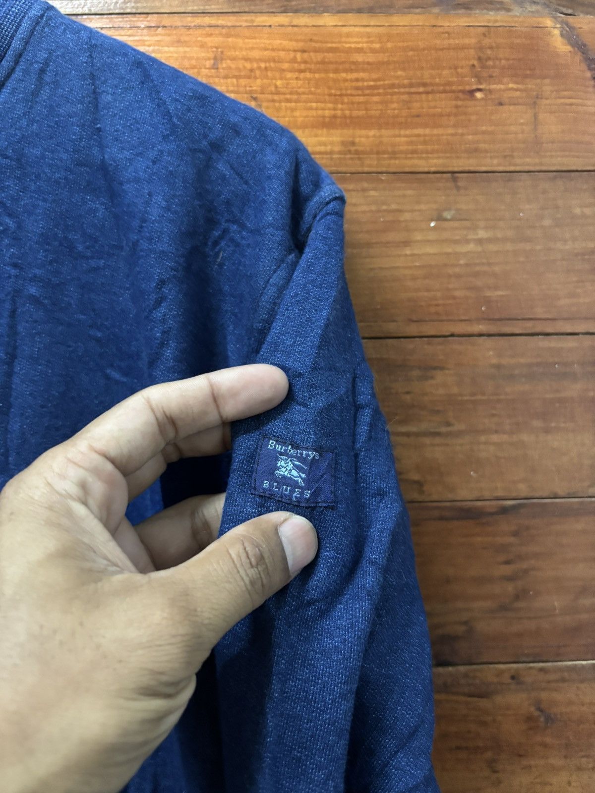 Burberry Vintage burberrys blues embroidery sweatshirt Size US S / EU 44-46 / 1 - 5 Thumbnail