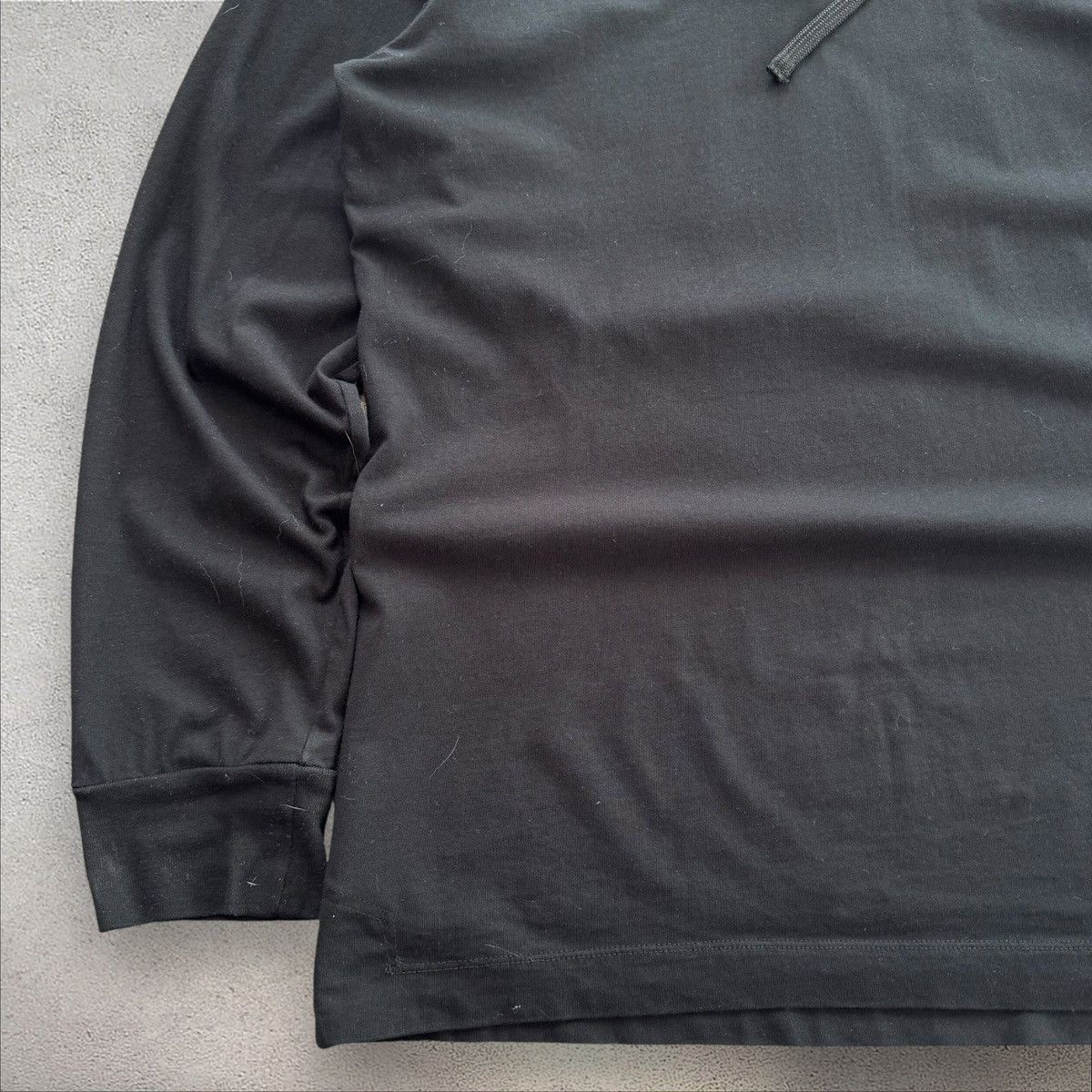 Diesel × Vintage DIESEL Y2K BLACK LONG HOODIE Size M / US 6-8 / IT 42-44 - 7 Thumbnail
