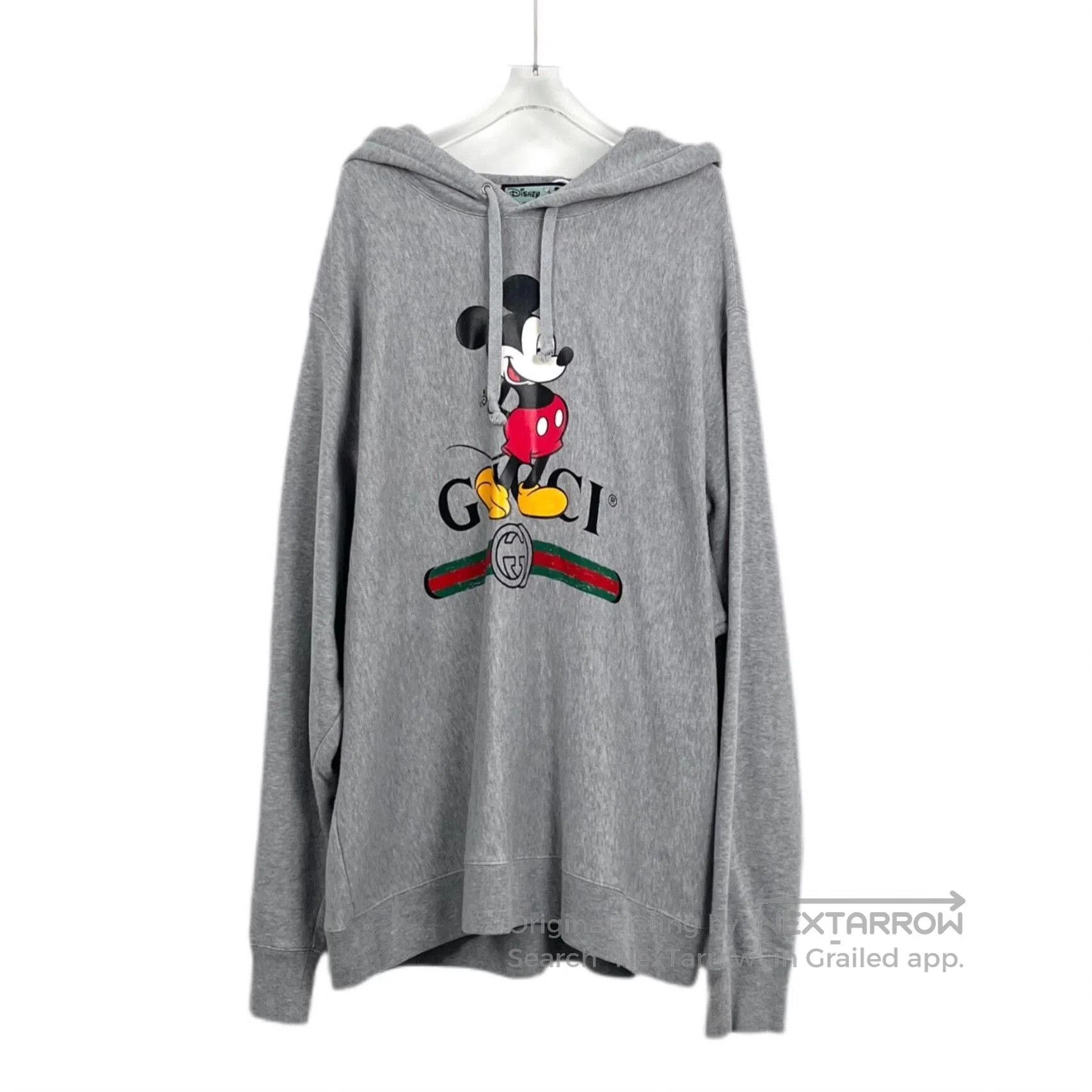 Gucci Gucci x Disney Mickey Mouse Gray Cotton Hoodie. Size US XL / EU 56 / 4 - 1 Thumbnail