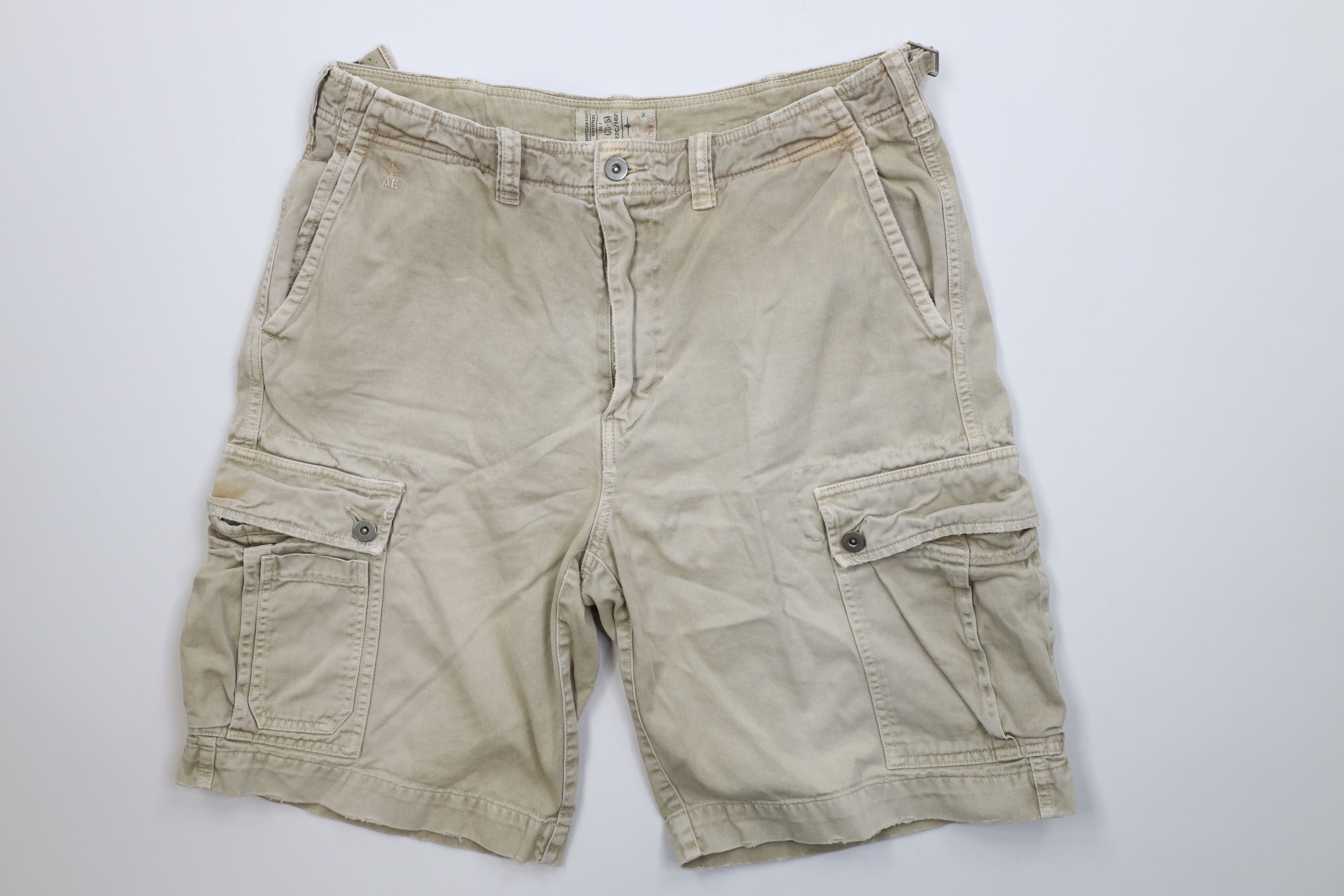 American Eagle Outfitters Vintage 90s Y2K American Eagle Outfitters Cargo Shorts Size US 33 - 1 Thumbnail