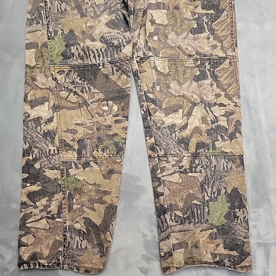 Wrangler VTG Wrangler Camouflage Jeans Mens 36x30 Brown Mossy Oak Forest Floor Double Knee Pant Size US 36 / EU 52 - 2 Thumbnail