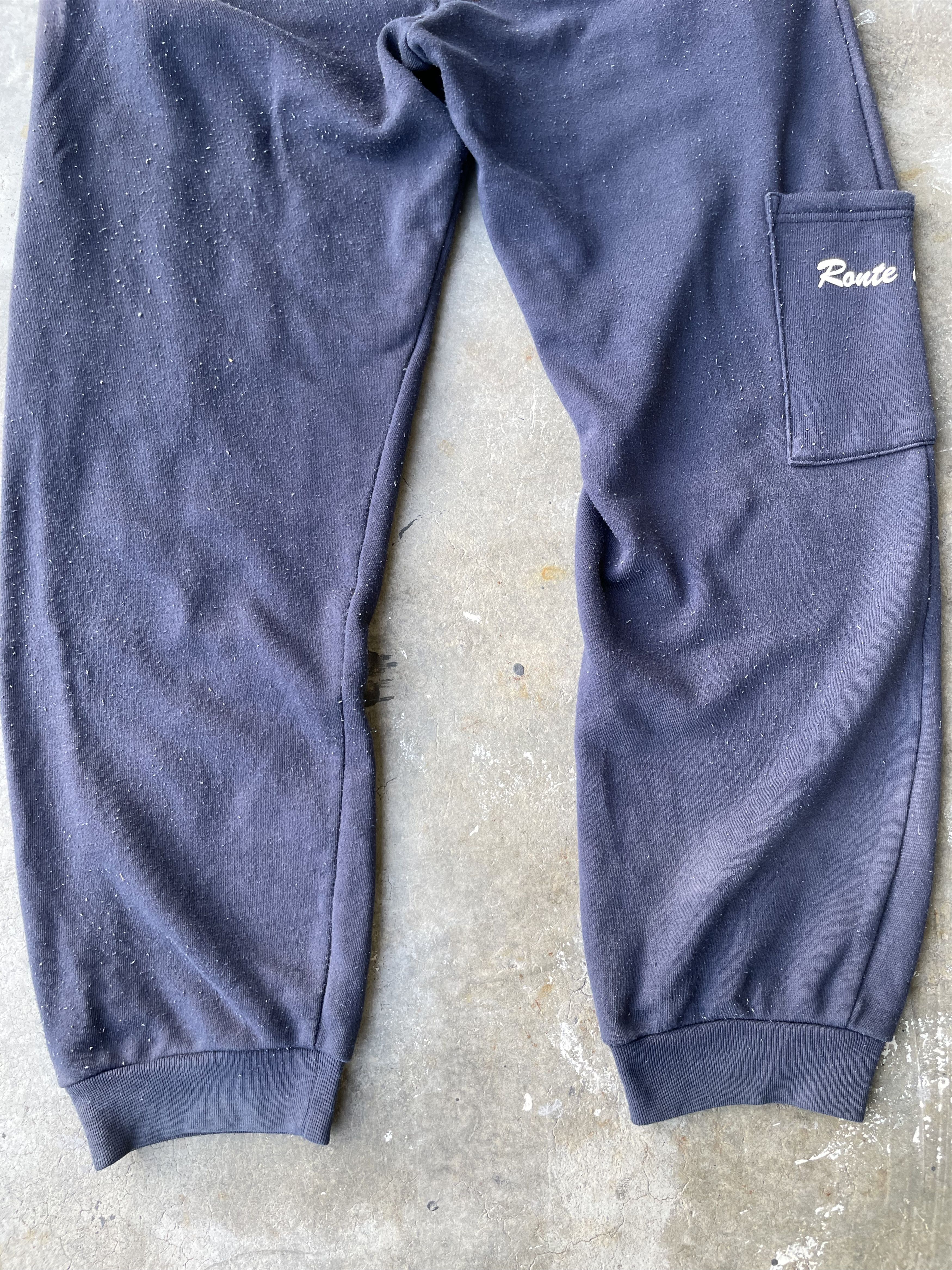 Vintage Vintage Motorcycle Flames Biker Big Logo Sunfaded Sweatpants Size US 29 - 11 Thumbnail