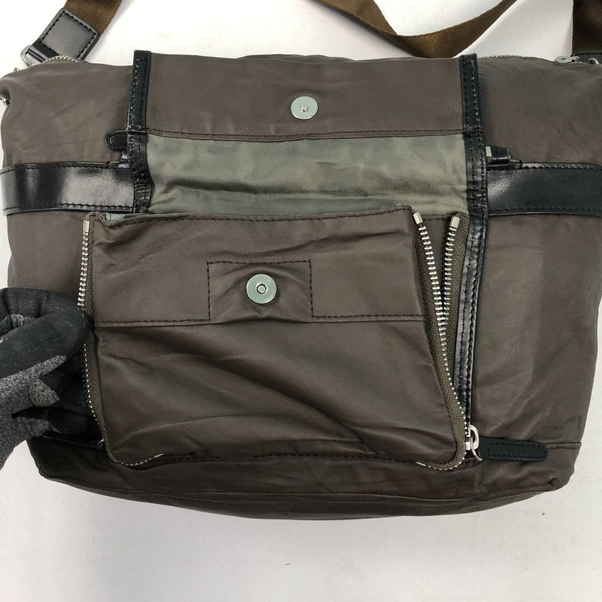 Yohji Yamamoto Y’SACCS NYLON CROSSBODY SLING BAG Size ONE SIZE - 7 Thumbnail