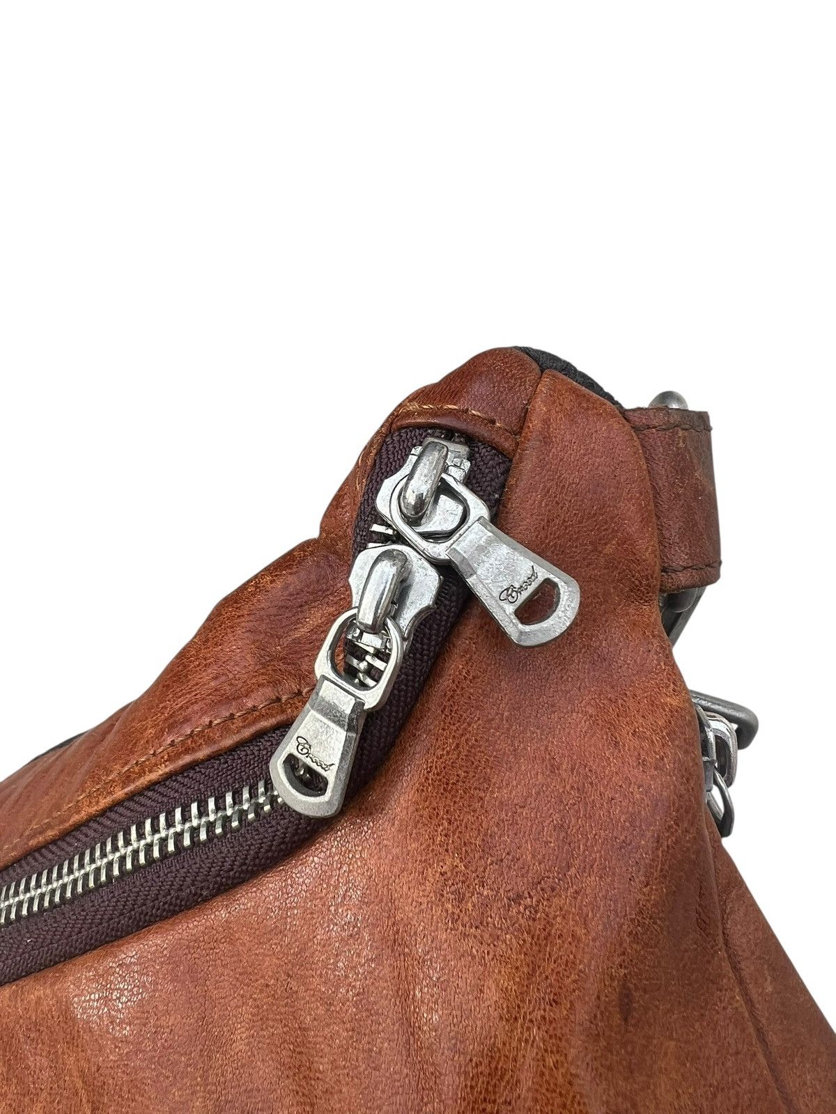 Leather Patina Brown Leather Bag Creed Japan Size ONE SIZE - 17 Thumbnail