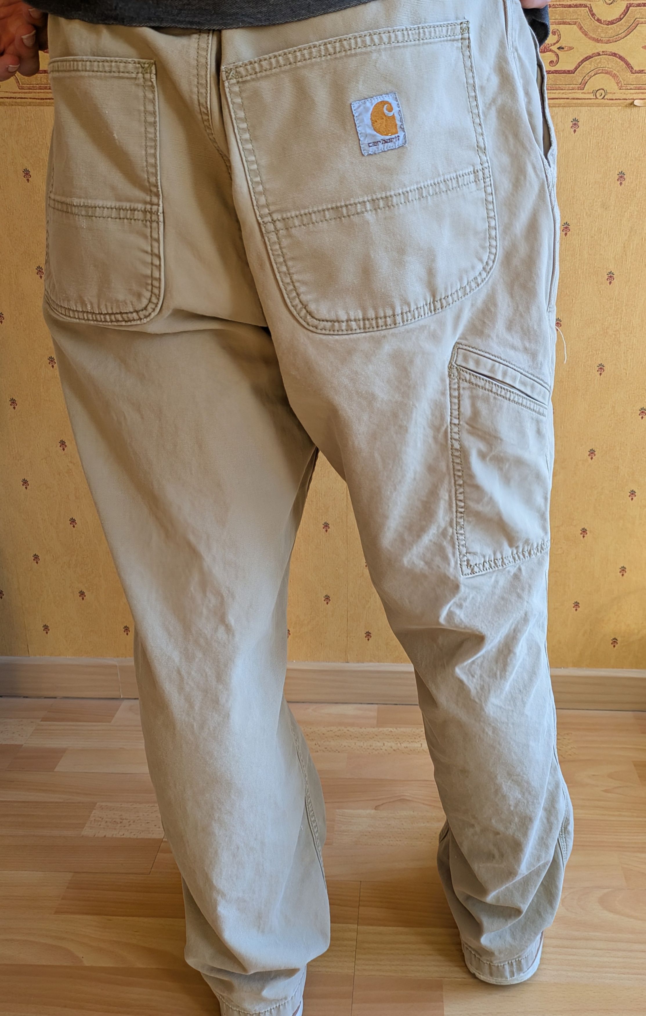 Carhartt Carhartt Beige Canvas Work Pants Vintage Utility Fit Size US 30 / EU 46 - 3 Thumbnail