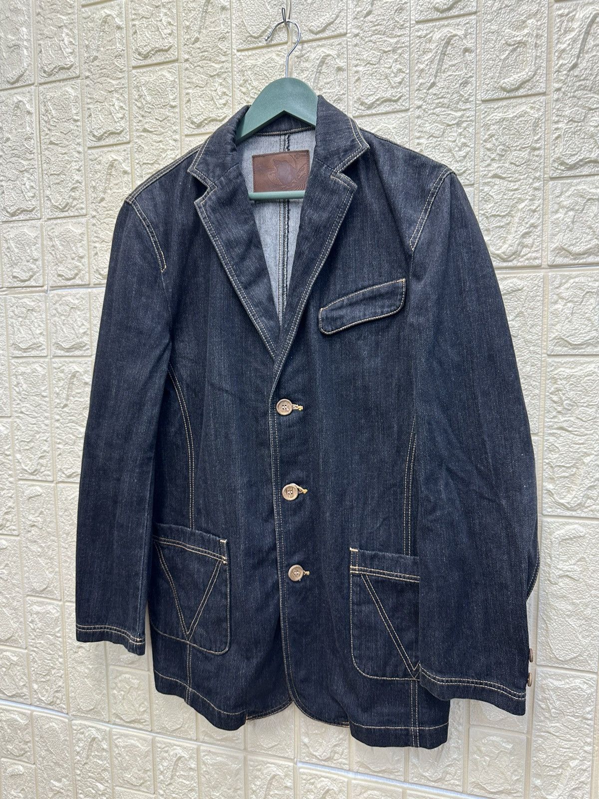 Vintage Hachiman by Hiroshi Morikubo Denim Jacket MJ87 Size US S / EU 44-46 / 1 - 2 Thumbnail