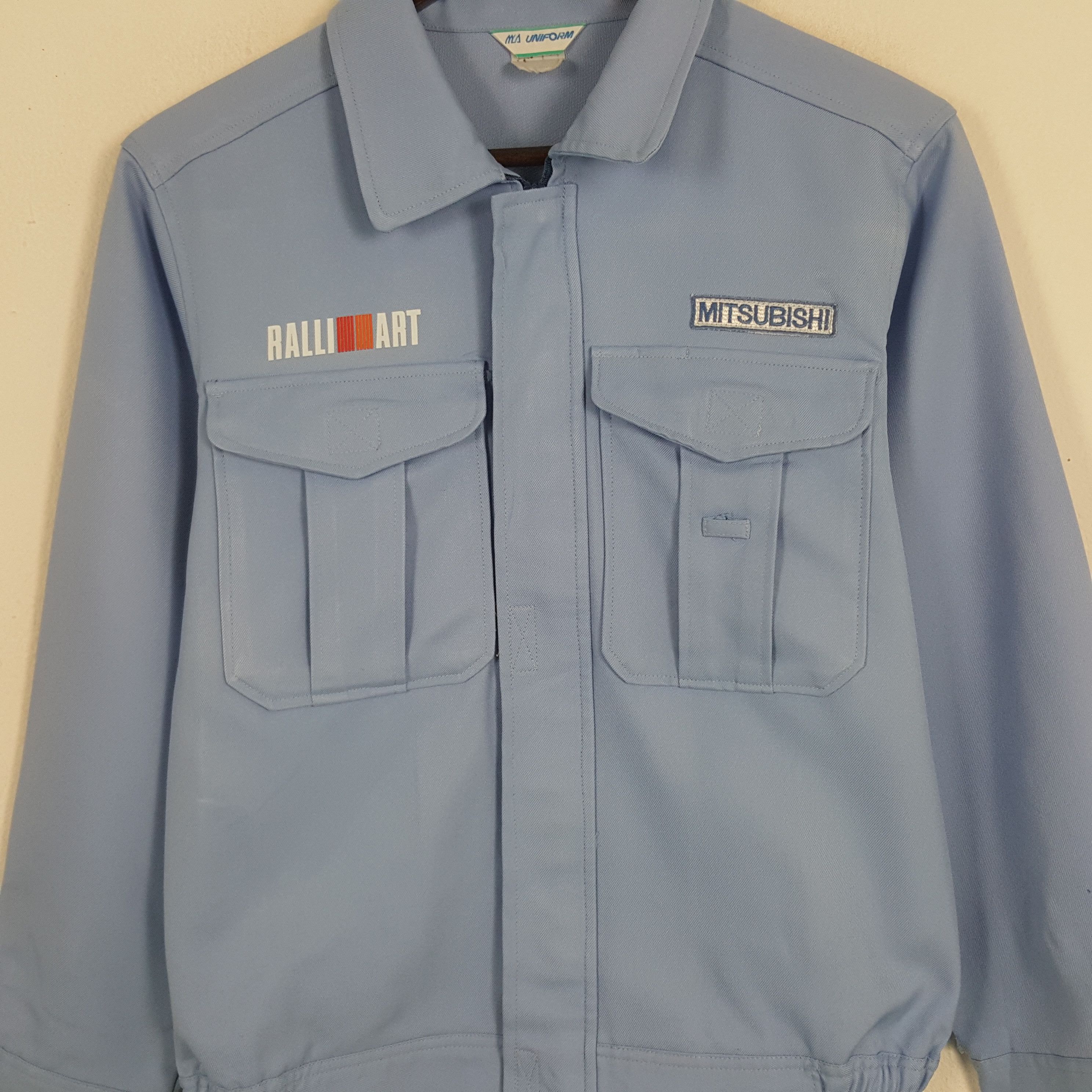 Japanese Brand × Vintage Vintage Mitsubishi RalliArt Racing Custom Art Worker Jacket Size S / US 4 / IT 40 - 4 Thumbnail