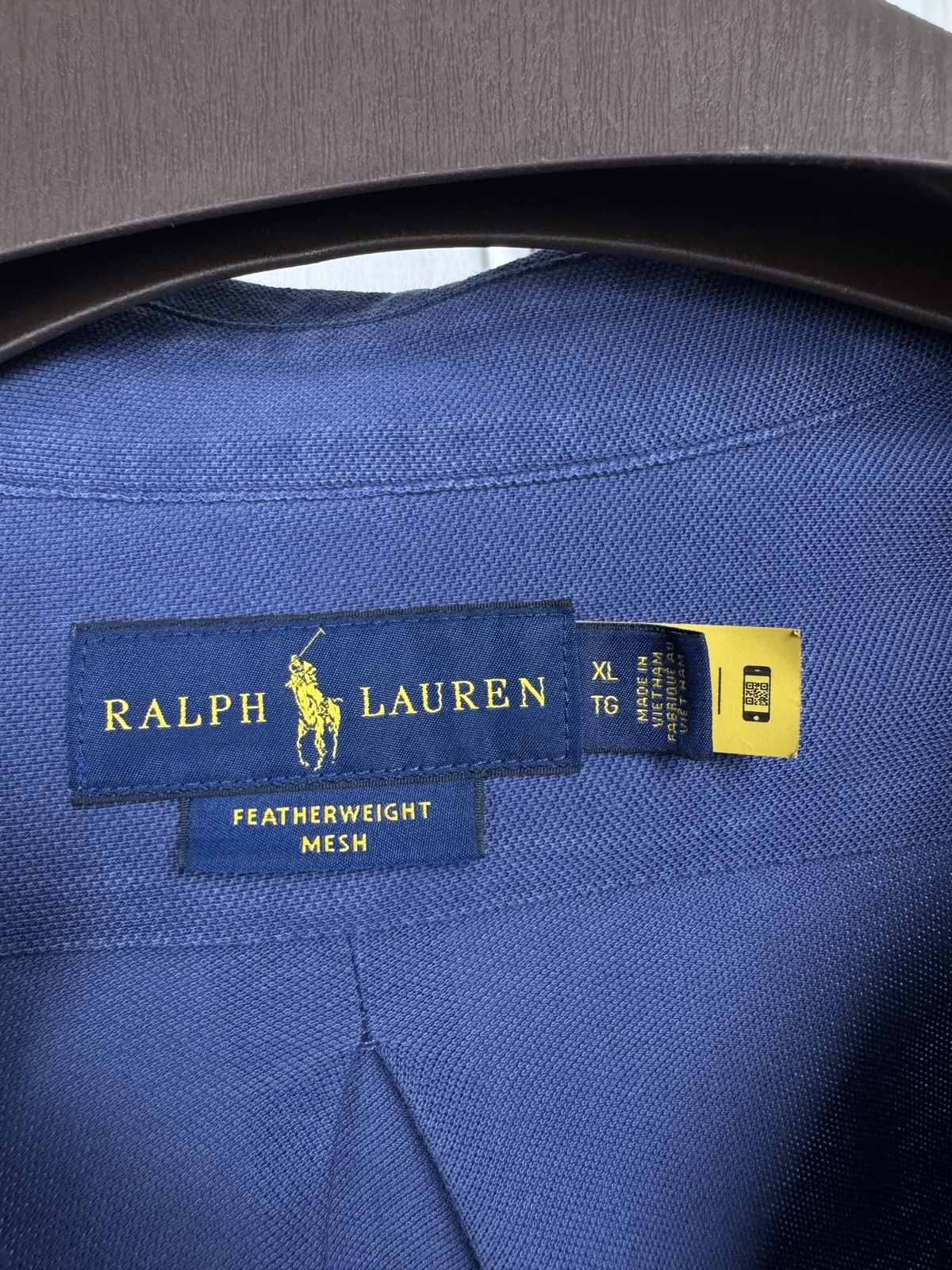Polo Ralph Lauren Polo Ralph Lauren featherweight mesh blue long sleeve shirt Size US XL / EU 56 / 4 - 8 Thumbnail