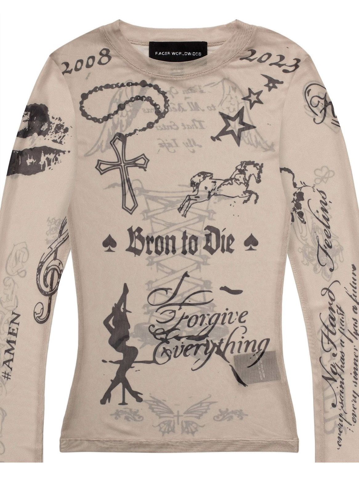 Racer Worldwide BNWT Racer Worldwide tattoo mesh longsleeve Size US L / EU 52-54 / 3 - 3 Thumbnail