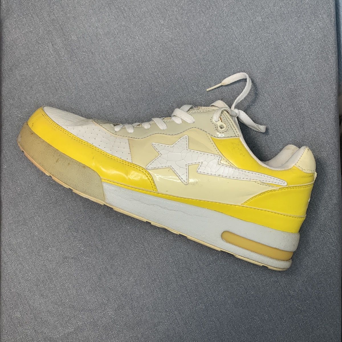 image of Bape Matsuyama Roadsta Shoes in Yellow, Men's (Size 13)