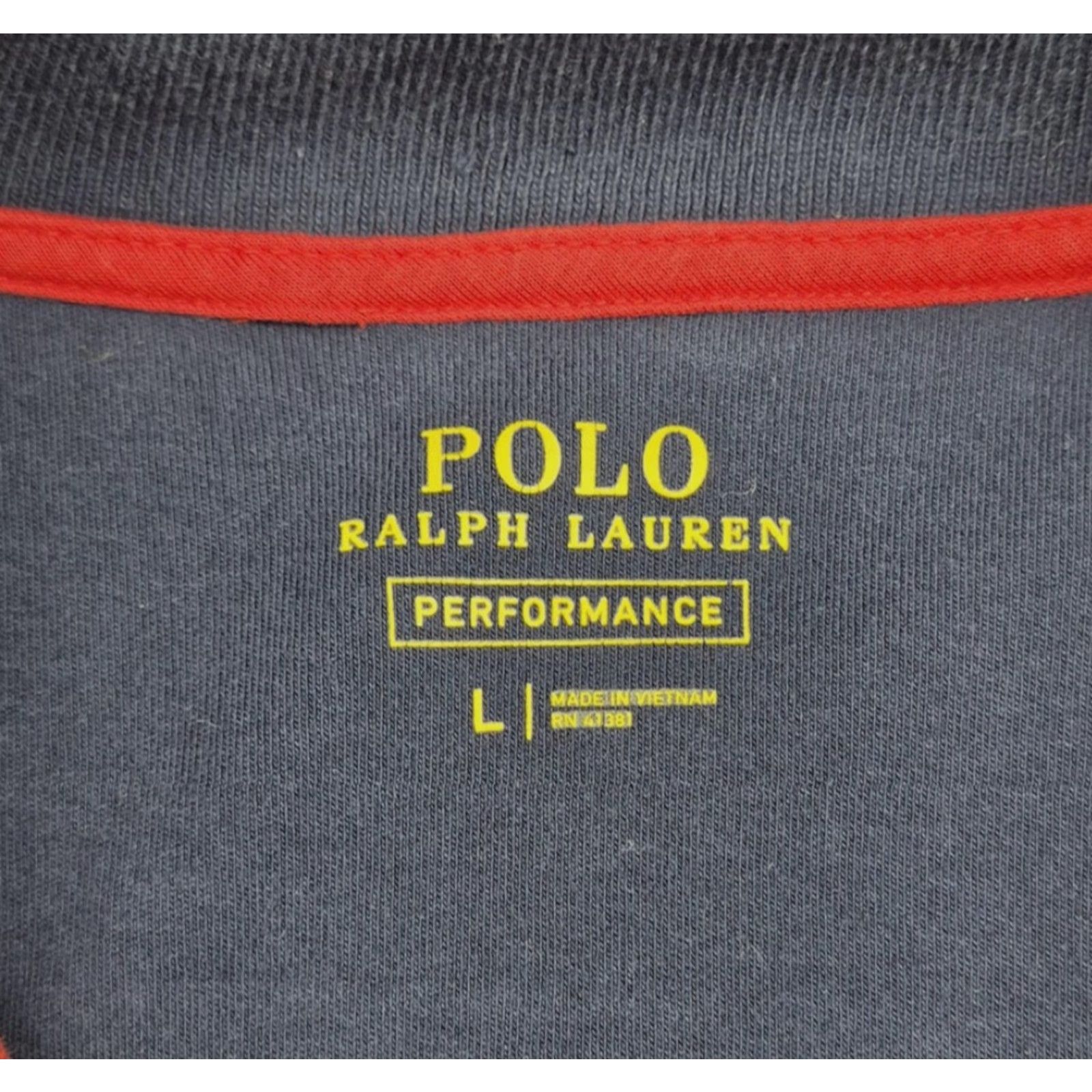 Polo Ralph Lauren Polo Ralph Lauren Track Jacket Mens Large Blue White Stripe Full Zip Performance Size US L / EU 52-54 / 3 - 5 Thumbnail