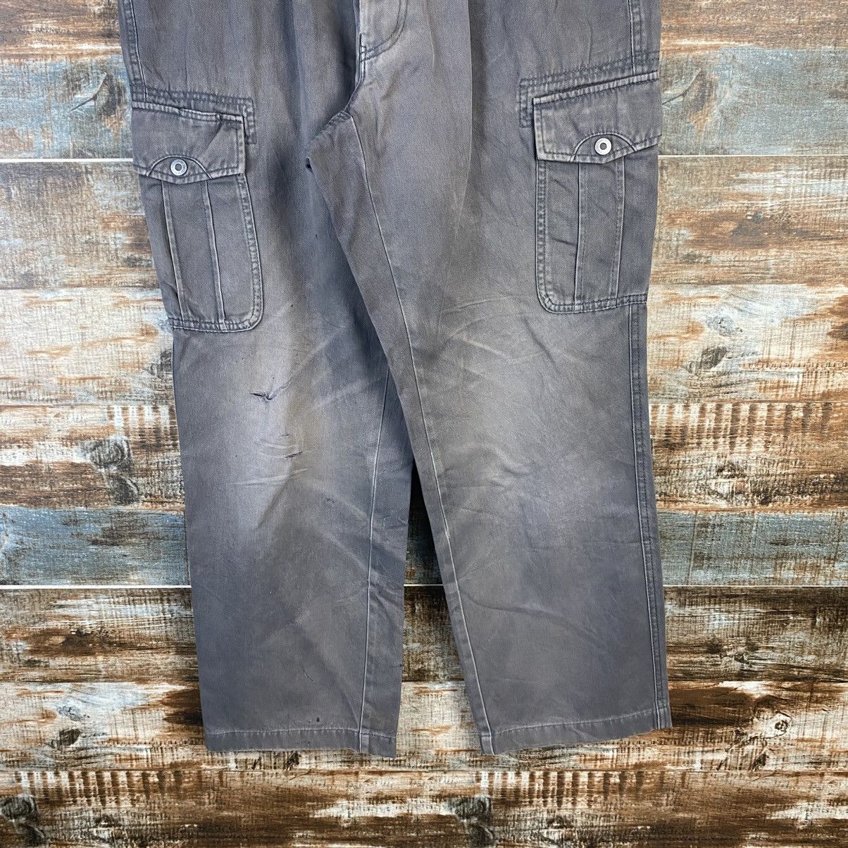Japanese Brand DL Xebec Brown Cargo Multipocket Pants #C966 Size US 31 - 6 Thumbnail