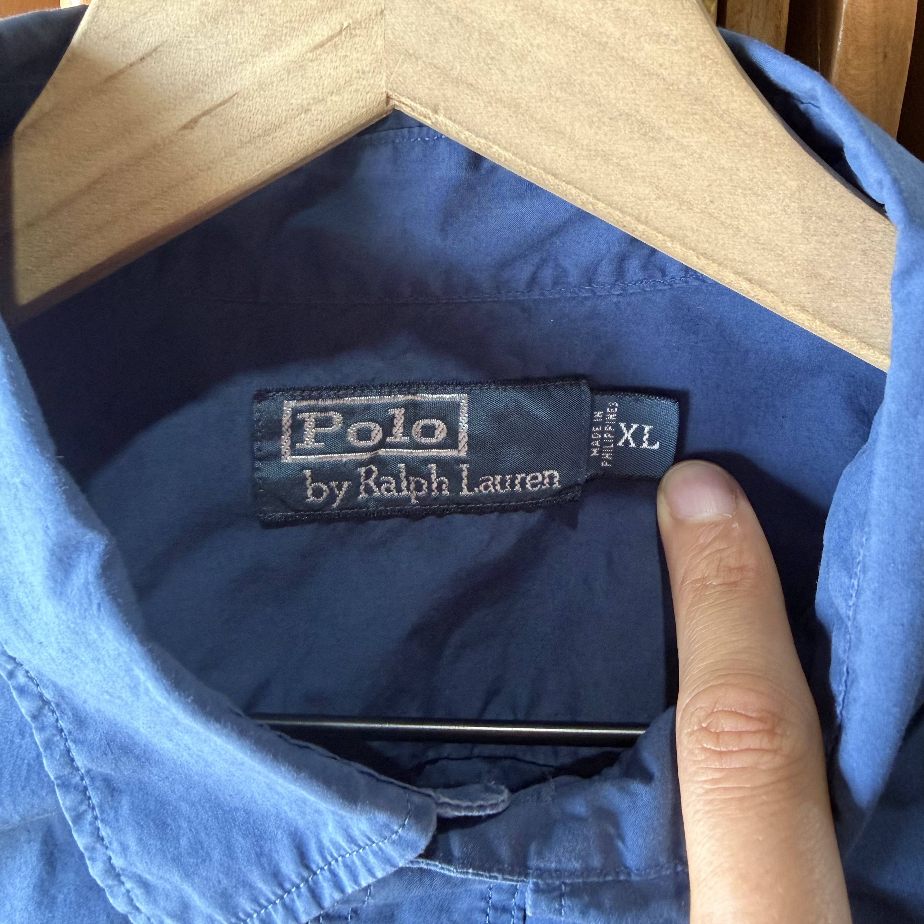 Polo Ralph Lauren Vtg Polo Ralph Lauren Button Up Shirt Mens Utility Safari Size US XL / EU 56 / 4 - 7 Thumbnail