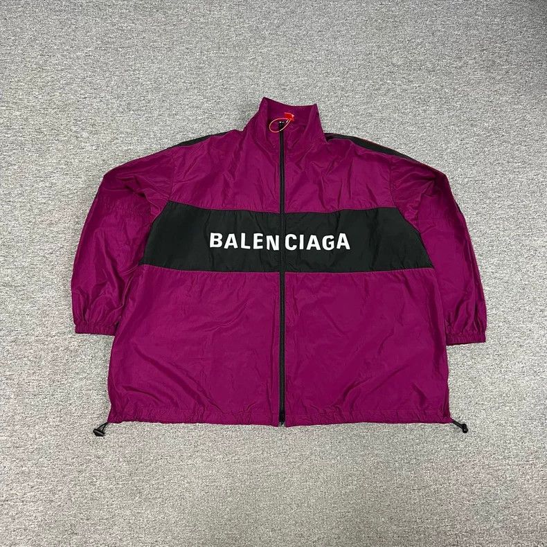 Balenciaga Balenciaga Letter-print color-block school uniform jacket 2 Size US M / EU 48-50 / 2 - 1 Thumbnail