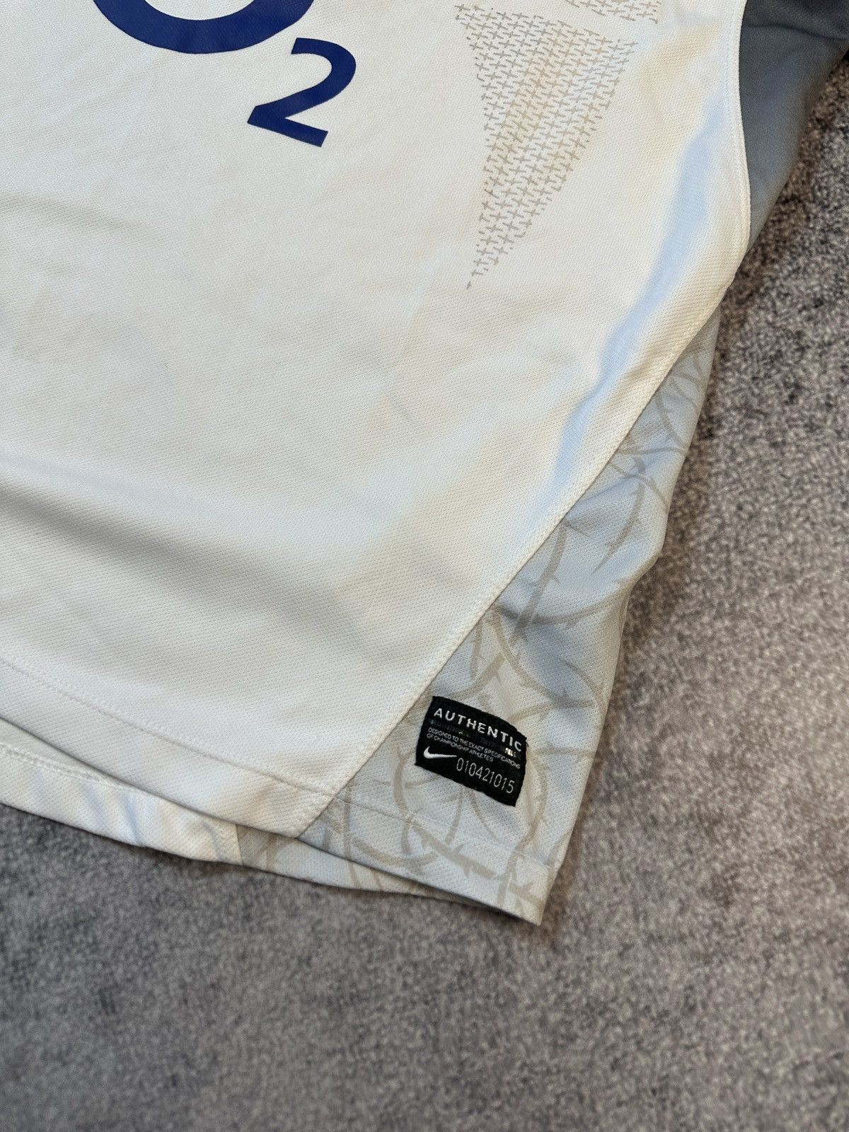 Nike × Vintage vintage Nike England O2 Rugby Streetwear rare Jersey VTg M Size US M / EU 48-50 / 2 - 3 Thumbnail