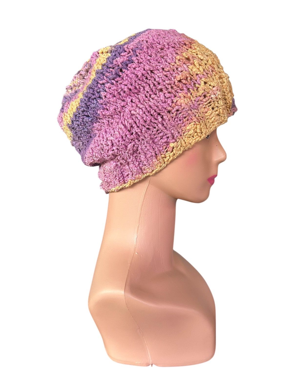 Japanese Brand × Kapital × Vintage Amina Crochet Knitted Beanie Hats Size ONE SIZE - 7 Thumbnail