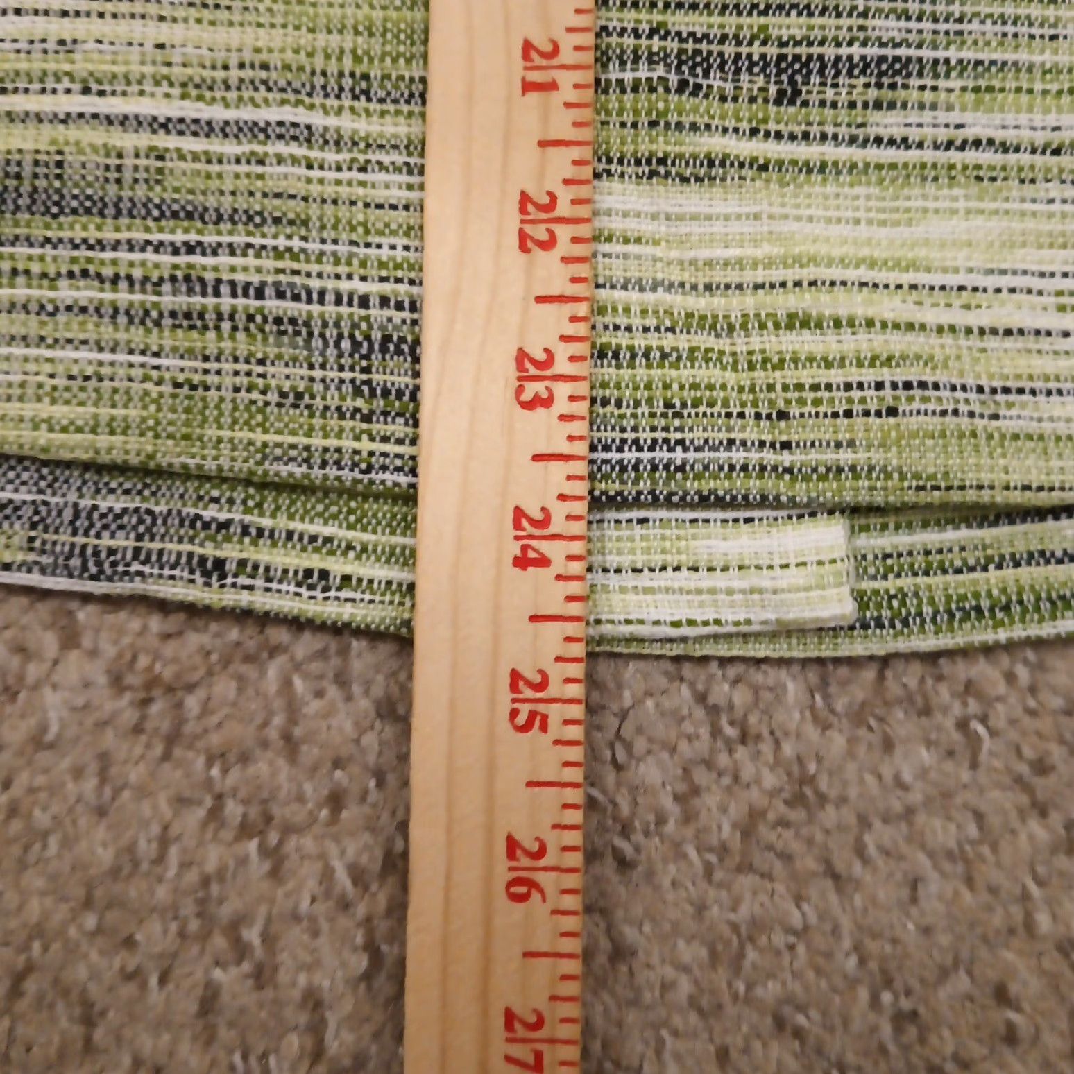 Kasper Kasper Skirt Women Midi Green Striped Lined Slit Zip 14 Acrylic Blend Polyester Modacrylic Pencil Straight Vintage No Size 36" / US 14 / IT 50 - 5 Thumbnail