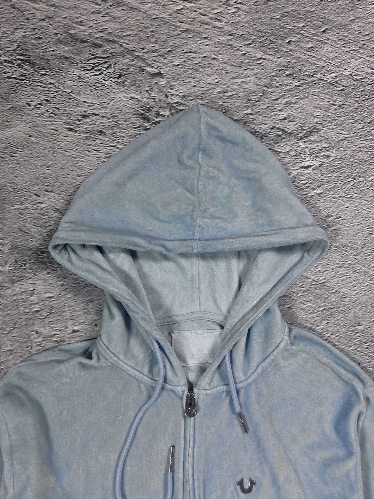 True Religion True Religion vintage zip hoodie blue velour Y2K Size XL / US 12-14 / IT 48-50 - 4 Thumbnail