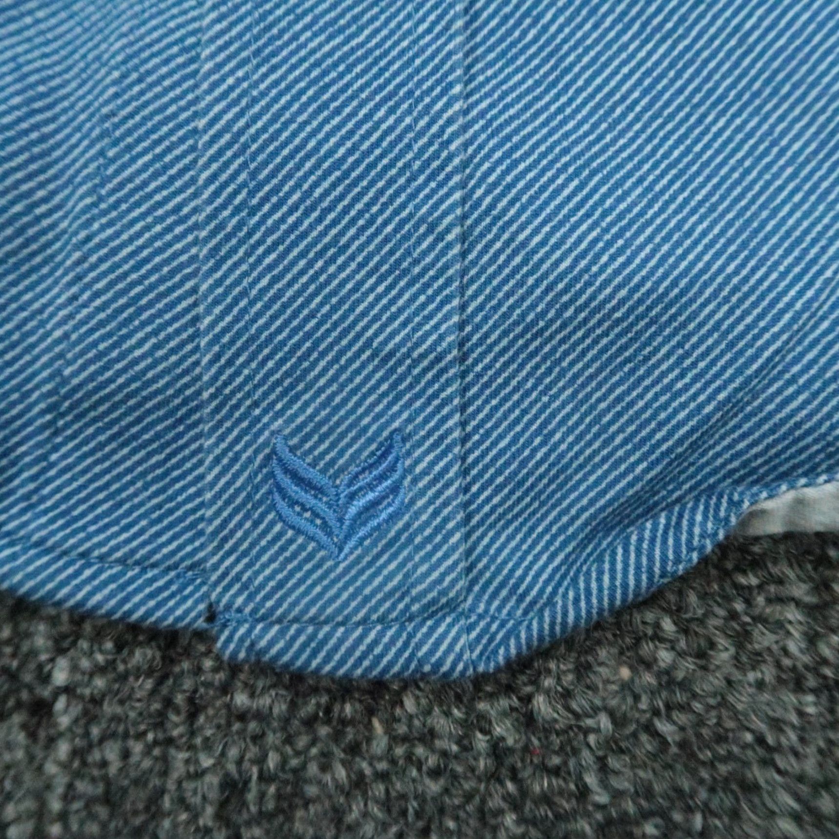 Vintage Buttercloth Mens Shirt XL Blue Striped Cotton Spandex Viscose Long Sleeve Button-Up Button Collar N/A Size US XL / EU 56 / 4 - 5 Thumbnail