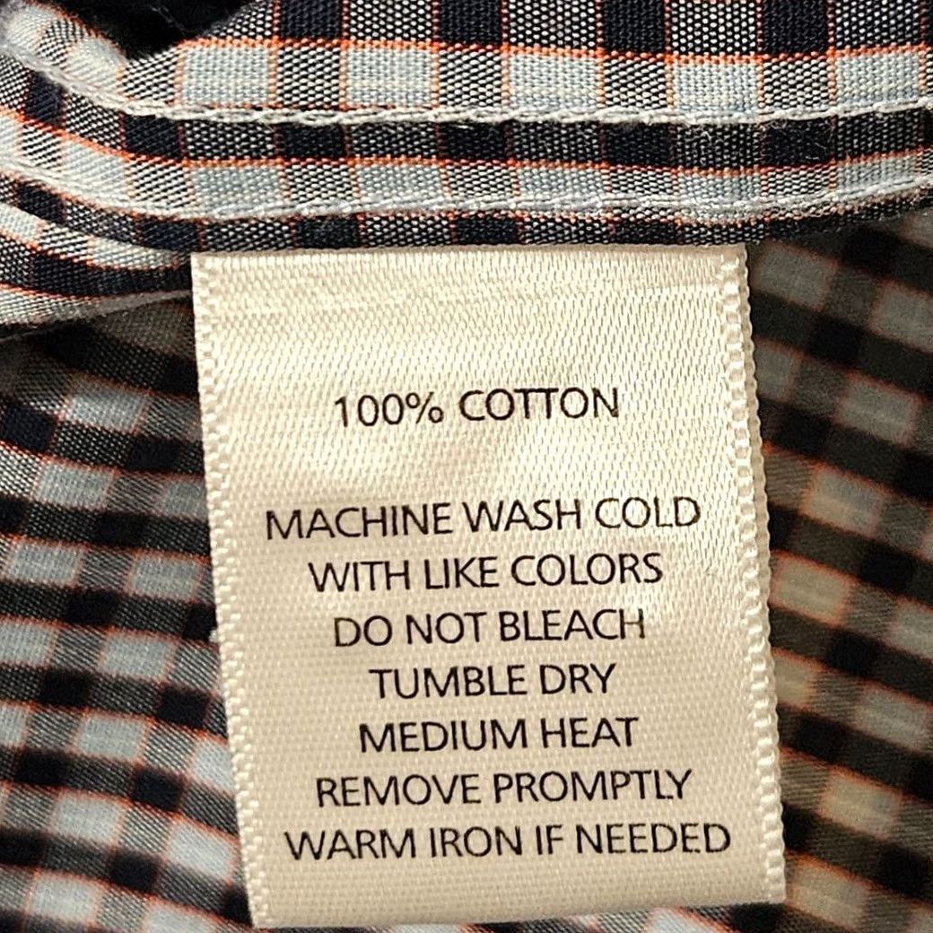 UNTUCKit UNTUCKit Pio Cesare Blue Check Long Sleeve Button Up Shirt Mens 2XL Wrinkle Free Size US XXL / EU 58 / 5 - 4 Thumbnail