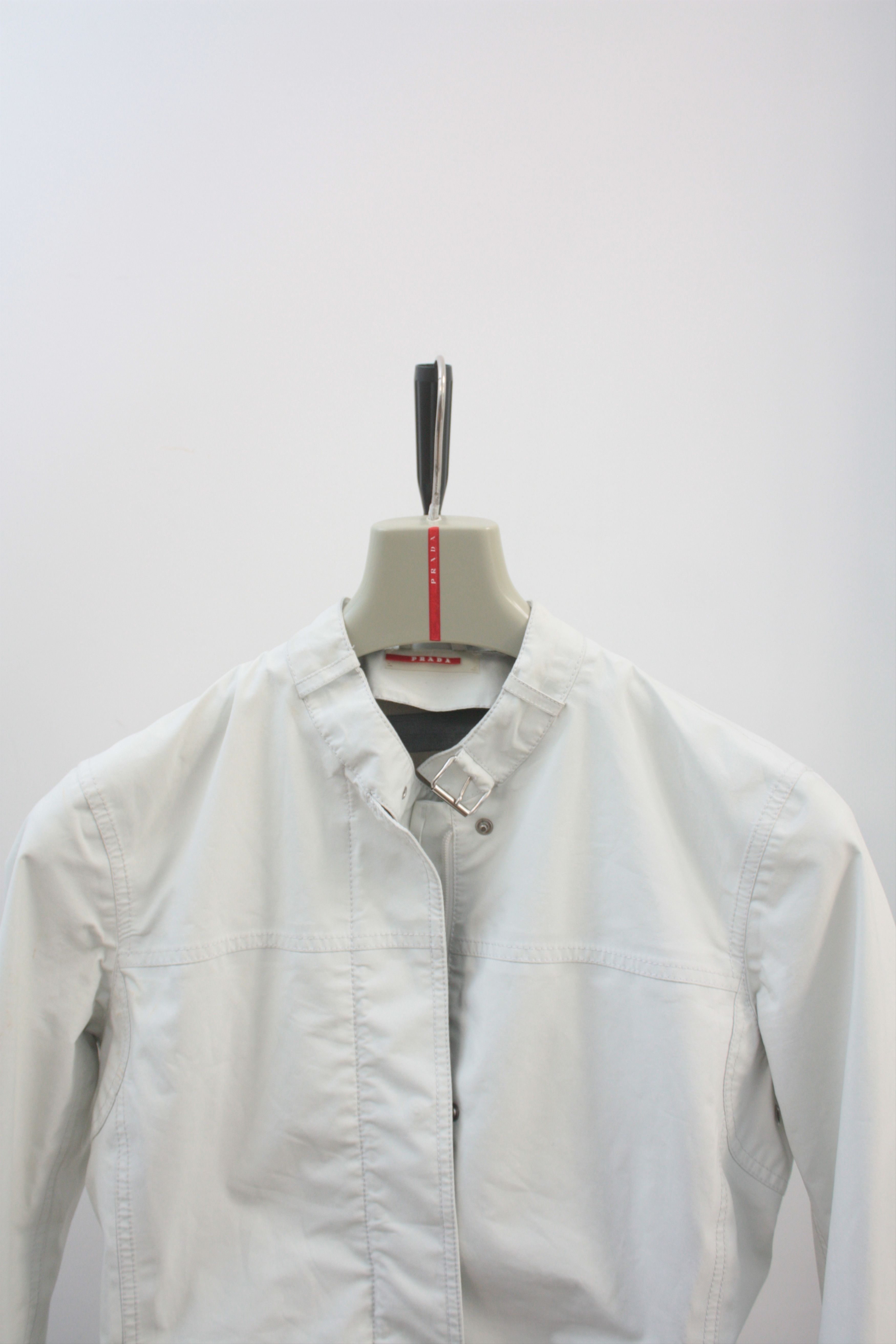 Prada Prada Gore-Tex Cream White Jacket Women's 44 Size M / US 6-8 / IT 42-44 - 1 Thumbnail