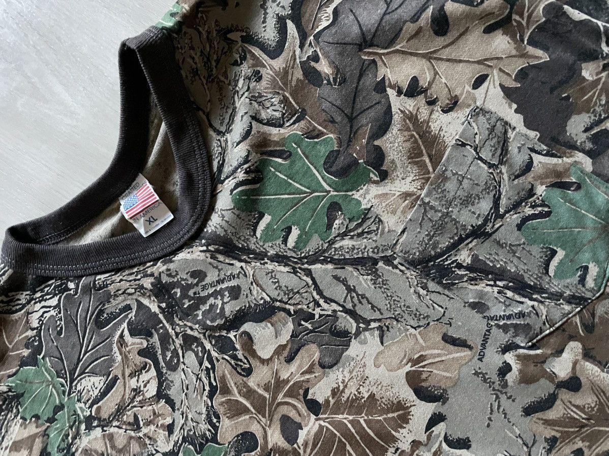 Vintage VTG 90s Advantage Camo Long Sleeve Made In USA Sz XL Size US XL / EU 56 / 4 - 3 Thumbnail