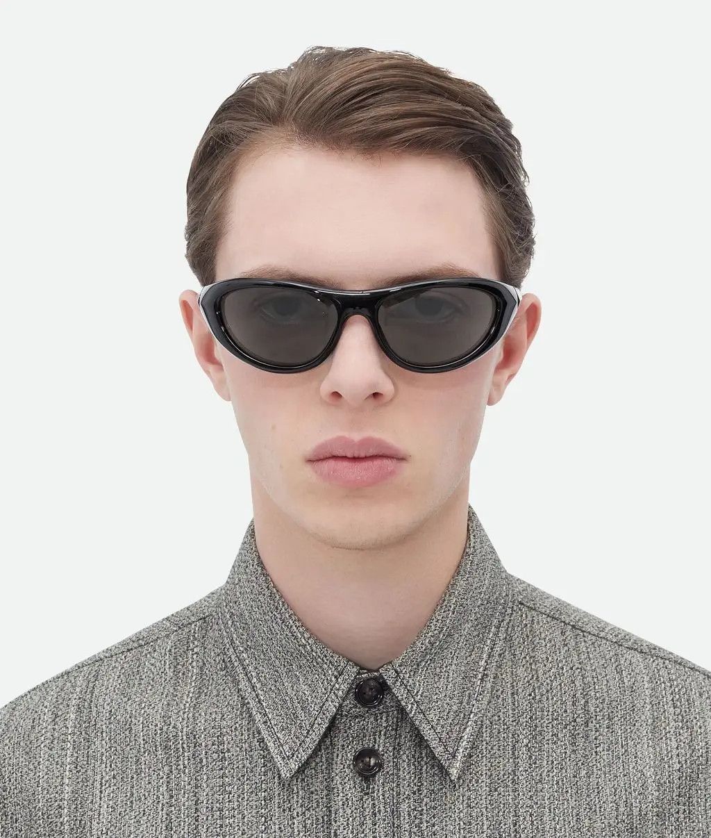 Bottega Veneta o1n1vont0525 Size: OS / Curve Cat Eye Injected Sunglasses Size ONE SIZE - 5 Thumbnail