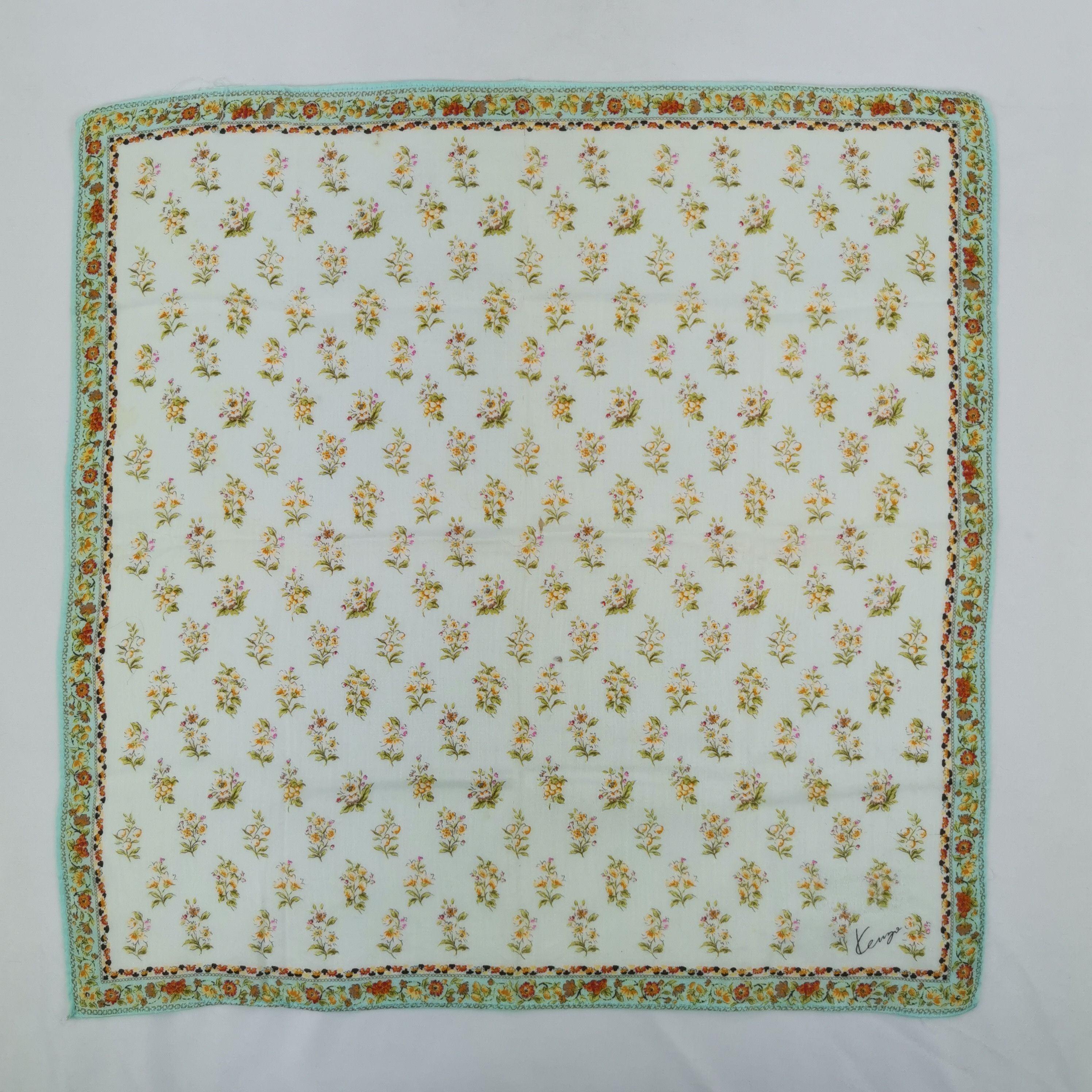 Japanese Brand Vintage Kenzo Handkerchief Neckerchief Bandana Size ONE SIZE - 2 Thumbnail