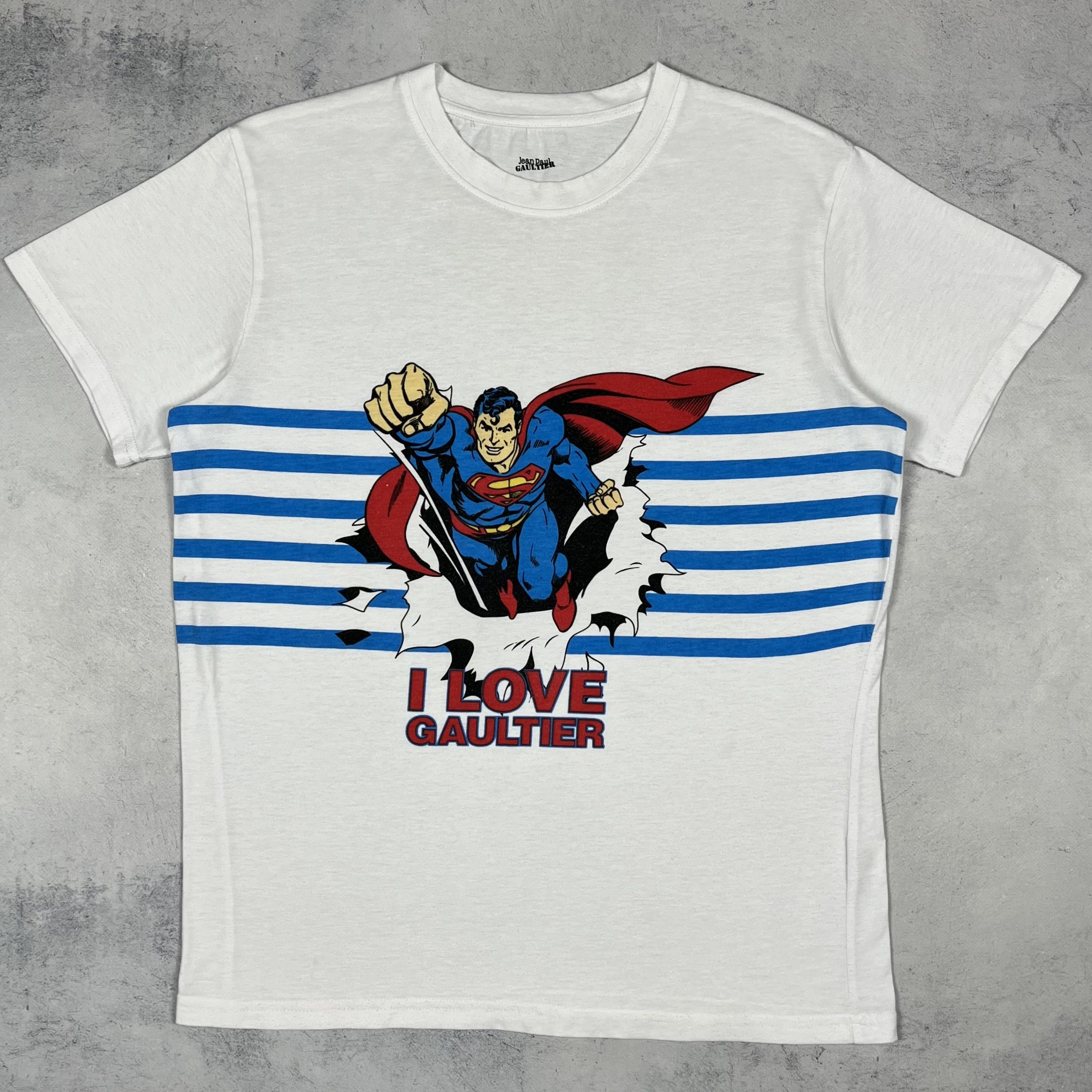 Jean Paul Gaultier Jean Paul Gaultier DC Comics Superman Big Logo T Shirt Size US M / EU 48-50 / 2 - 2 Thumbnail