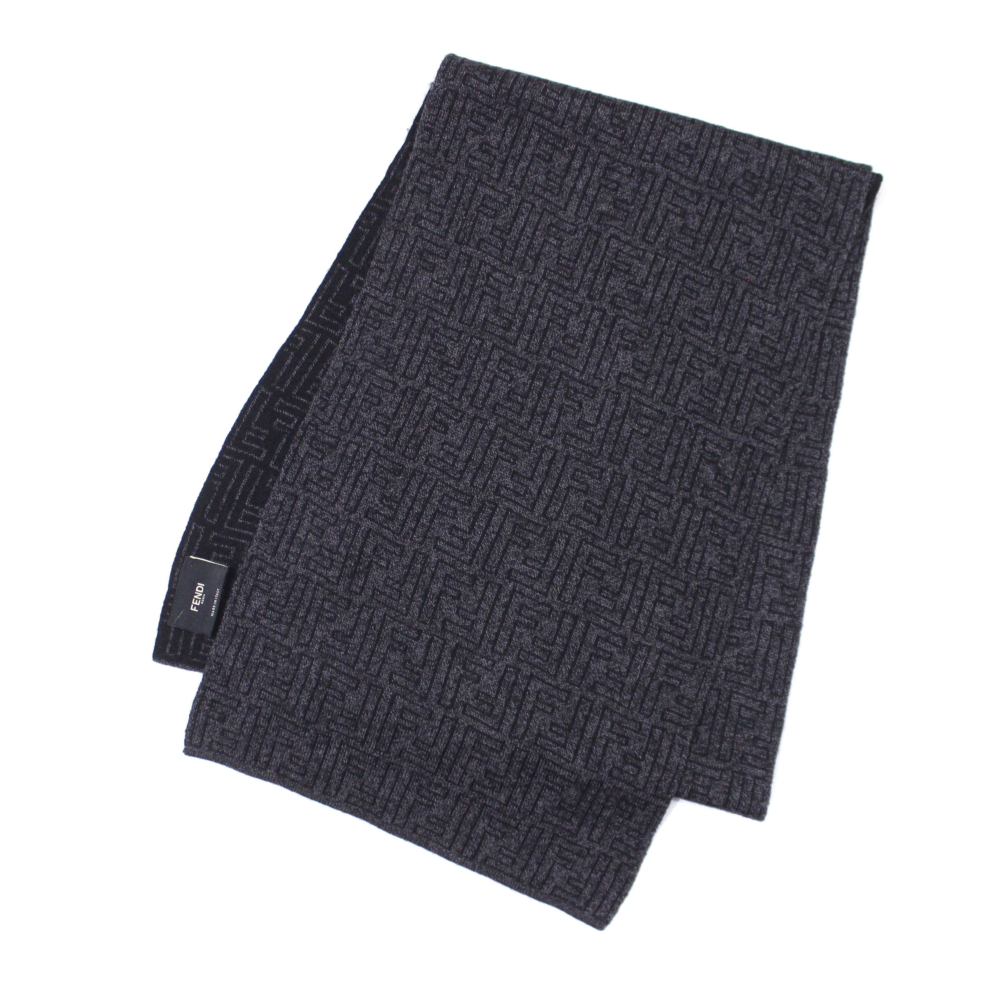 FF Monogram Wool Scarf