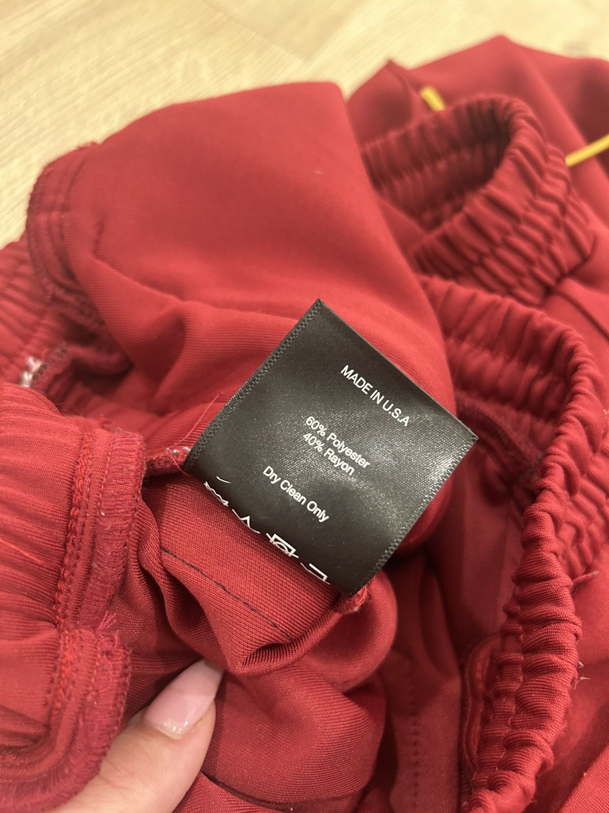 Rhude Rhude Red Rayon traxedo pants size XL Size US 36 / EU 52 - 7 Thumbnail