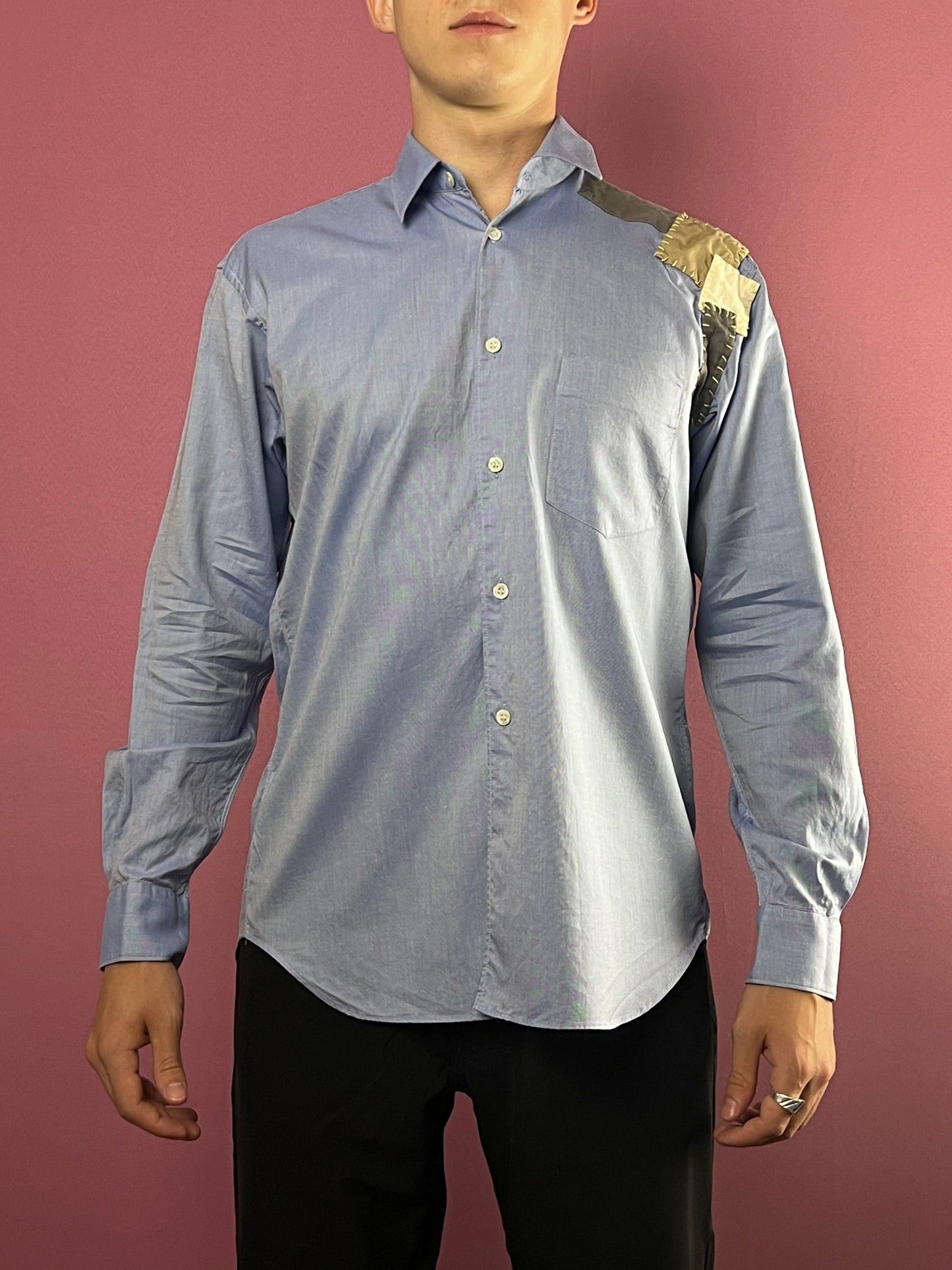 Comme des Garcons × Vintage Comme des Garcons Shirt Vintage Men's Patchwork Shirt - S Size US S / EU 44-46 / 1 - 2 Thumbnail