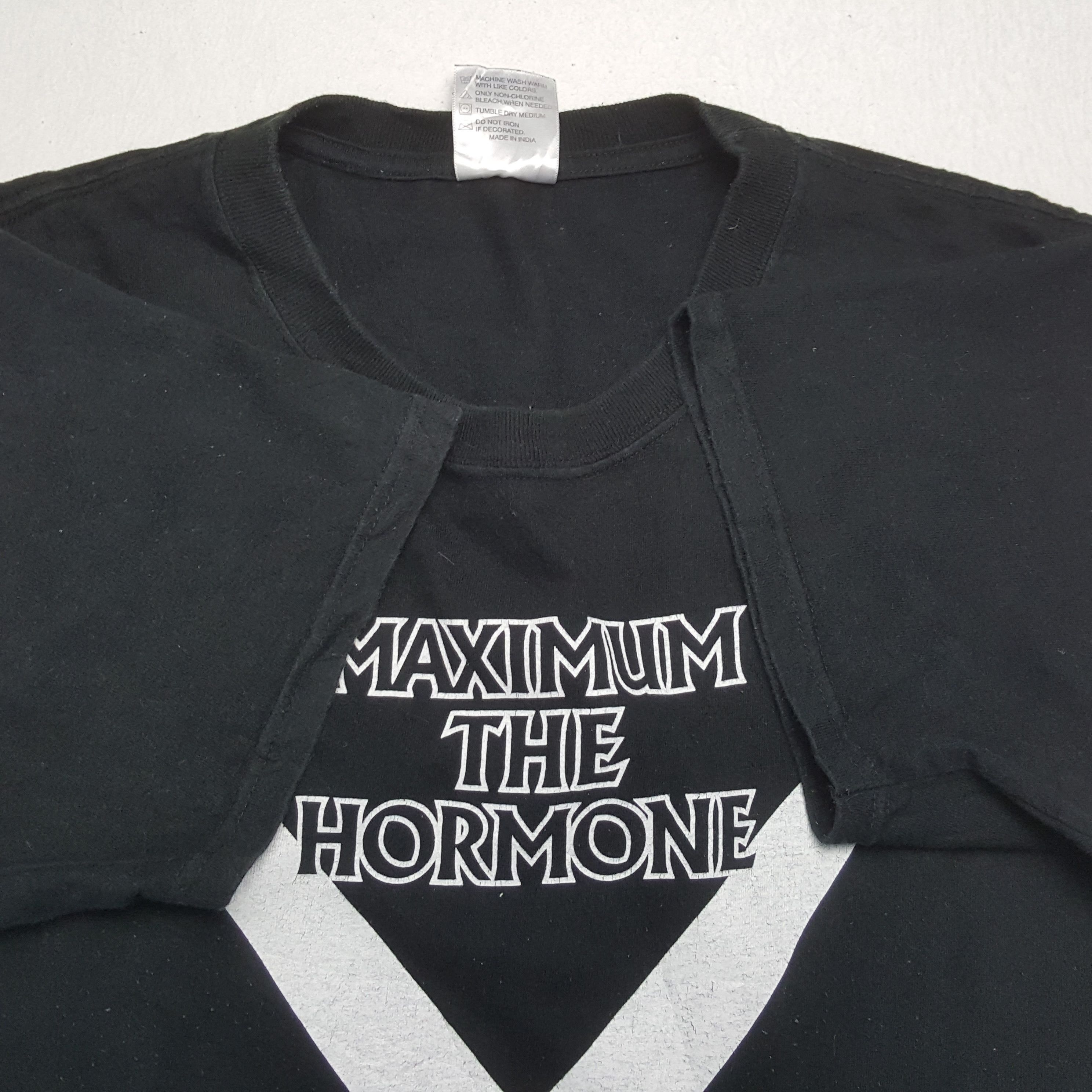 Band Tees × Vintage Vintage MAXIMUM THE HORMONE Japanese Heavy Metal Band Tees Size US L / EU 52-54 / 3 - 7 Thumbnail