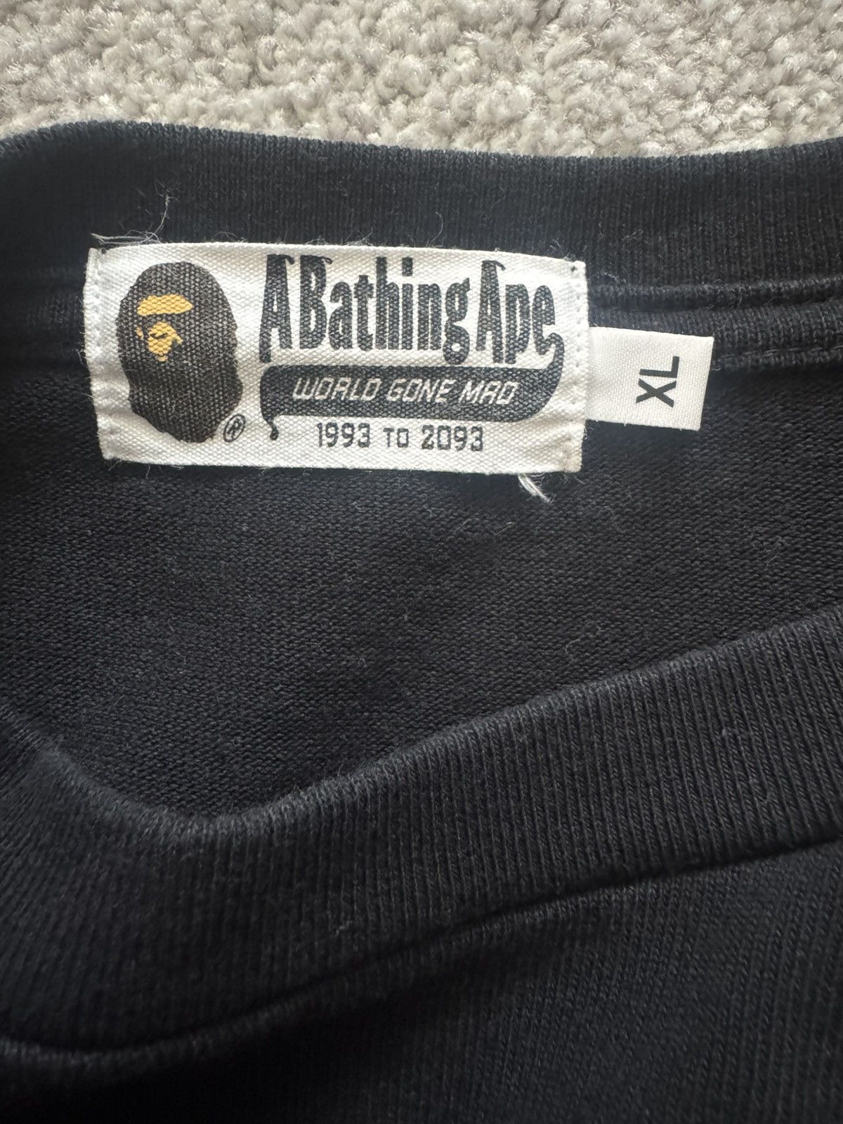 Bape Black Bapesta Tee Size US XL / EU 56 / 4 - 3 Thumbnail
