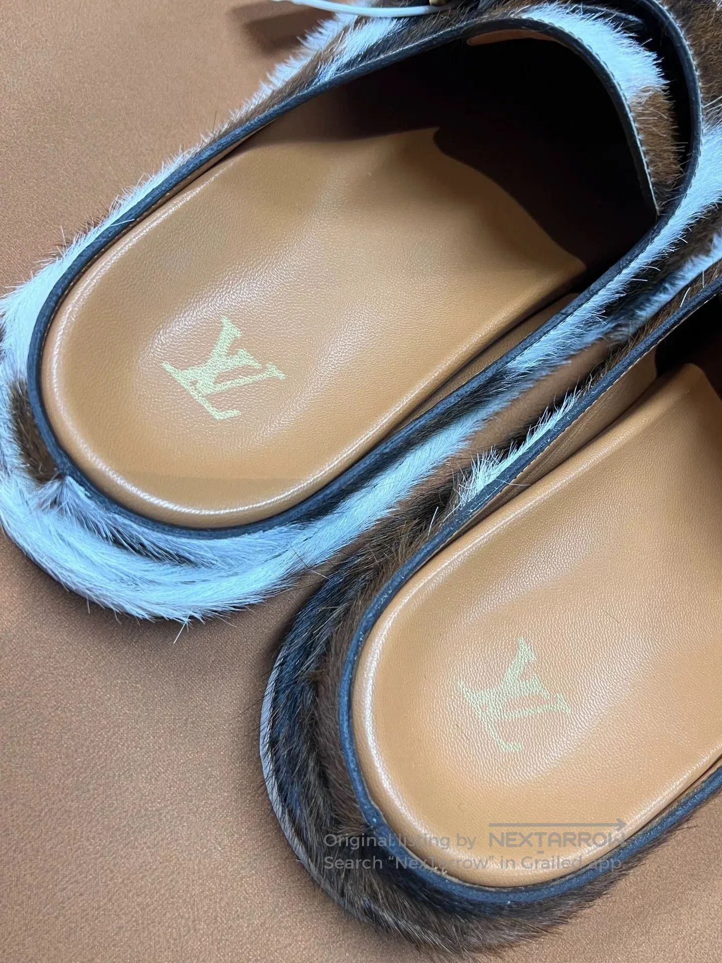 Louis Vuitton Louis Vuitton Easy Men's Leather Slides. Size US 9 / EU 42 - 5 Thumbnail