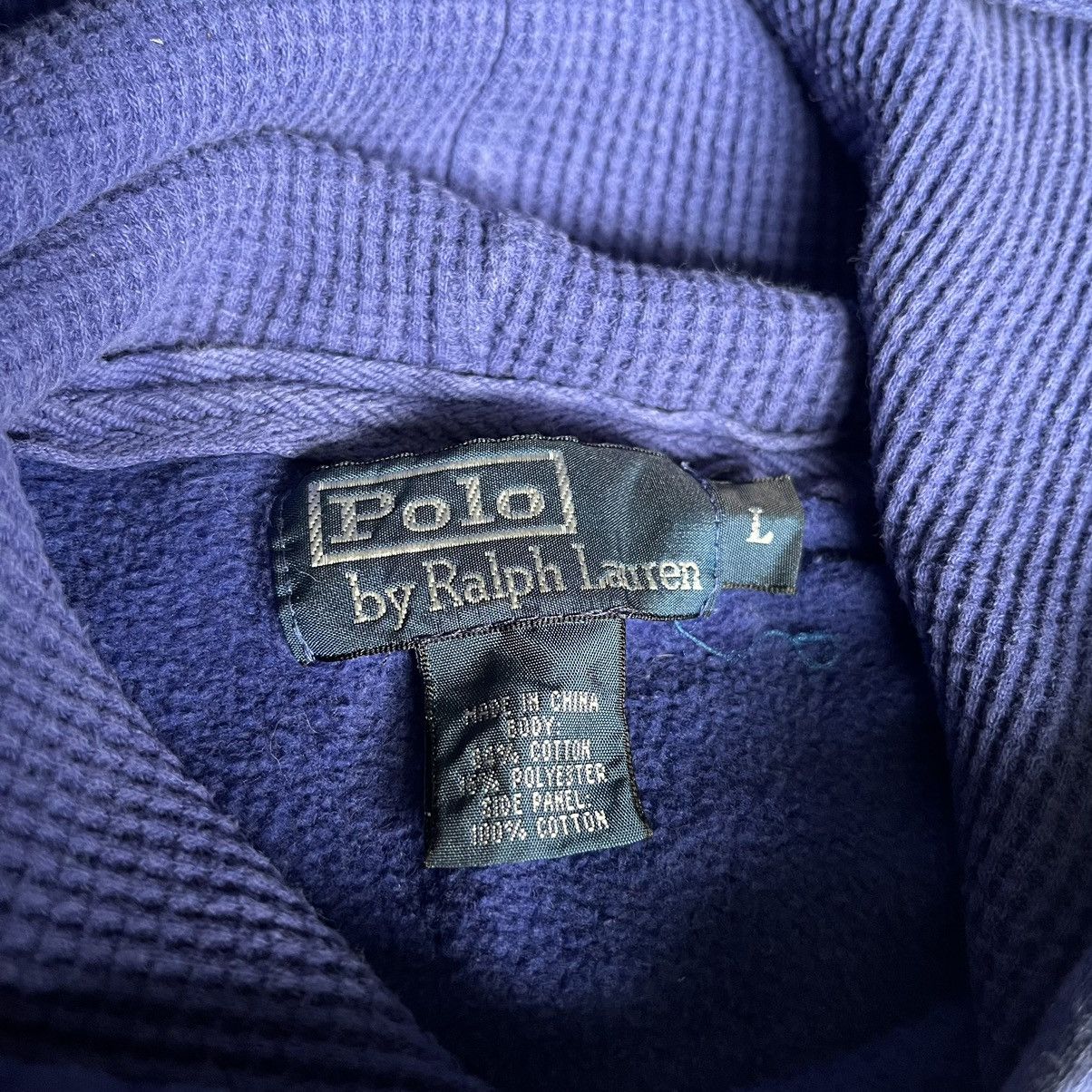 Polo Ralph Lauren × Ralph Lauren × Vintage Vintage 2000s Polo Ralph Lauren Basic Logo Pullover Hoodie Size US L / EU 52-54 / 3 - 3 Thumbnail