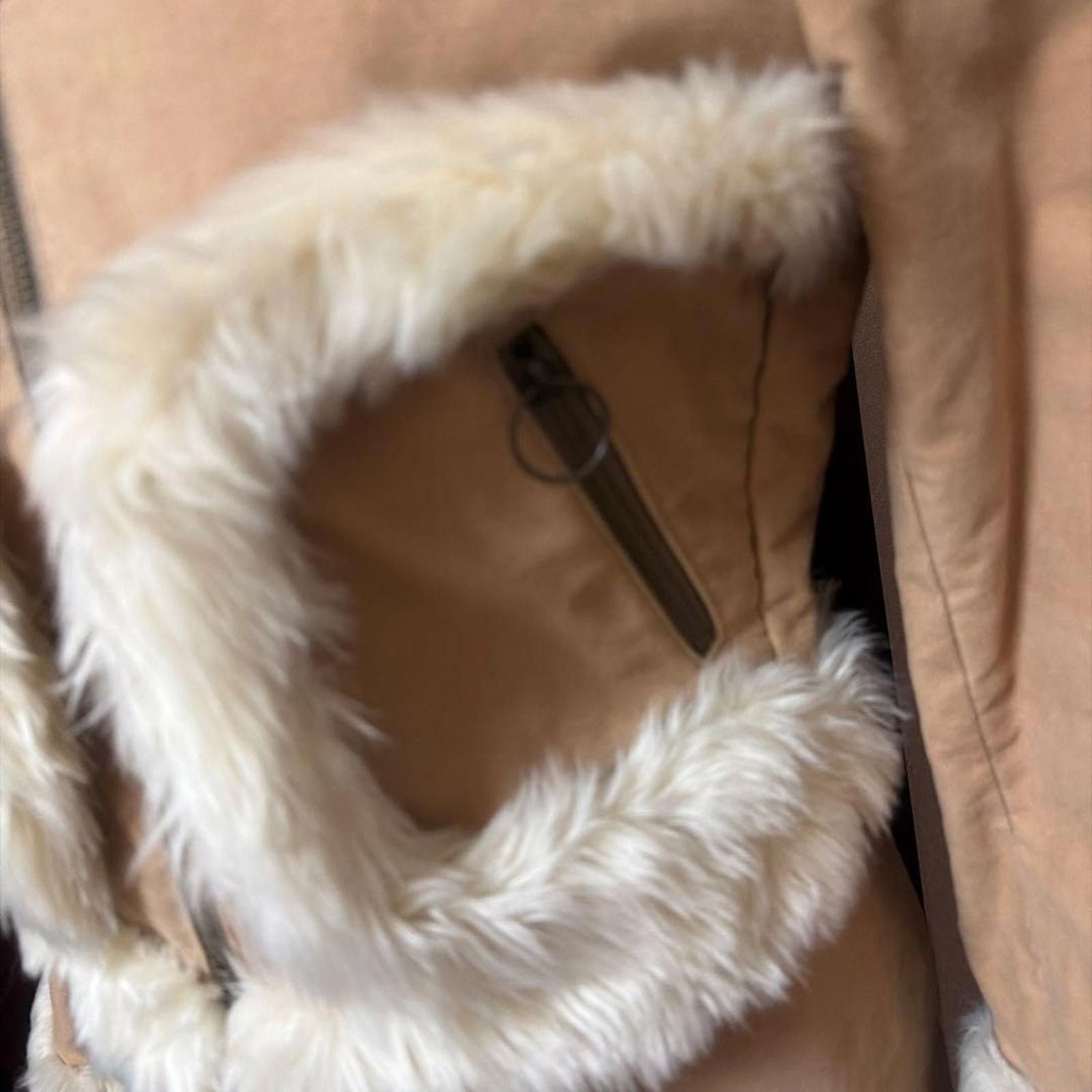 Hysteric Glamour Hysteric Glamour - Beige Shearling Coat White Fur Trim Size M / US 6-8 / IT 42-44 - 3 Thumbnail