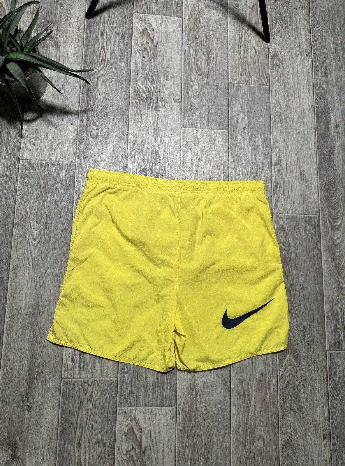 Nike × Vintage Vintage Nike Nylon Swimming Big Back Logo Shorts Size US 31 - 2 Thumbnail