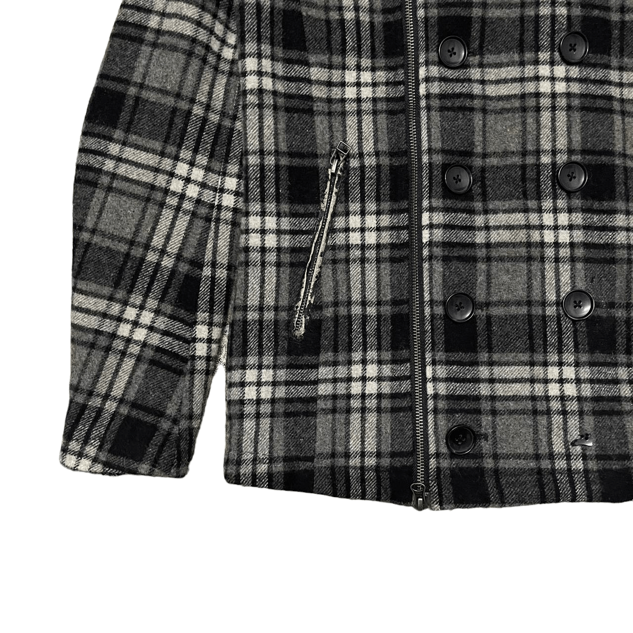 semanticdesign Semantic Design Plaid Wool Hooded Coat Size US M / EU 48-50 / 2 - 4 Thumbnail