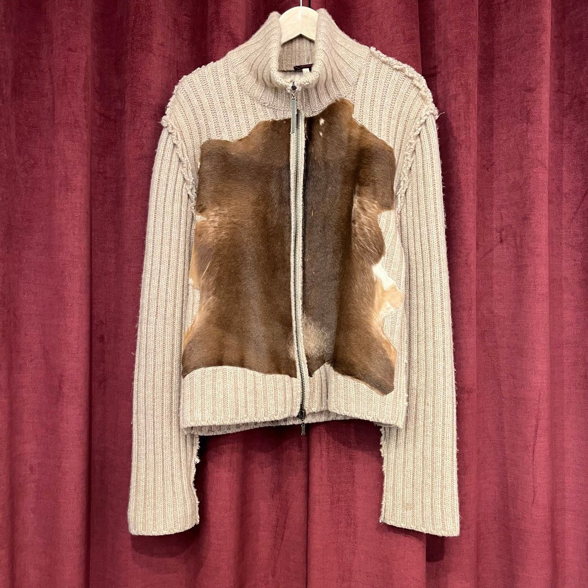 Roberto Cavalli Roberto Cavalli FW/00 Pony Hair Knit Size US L / EU 52-54 / 3 - 1 Thumbnail