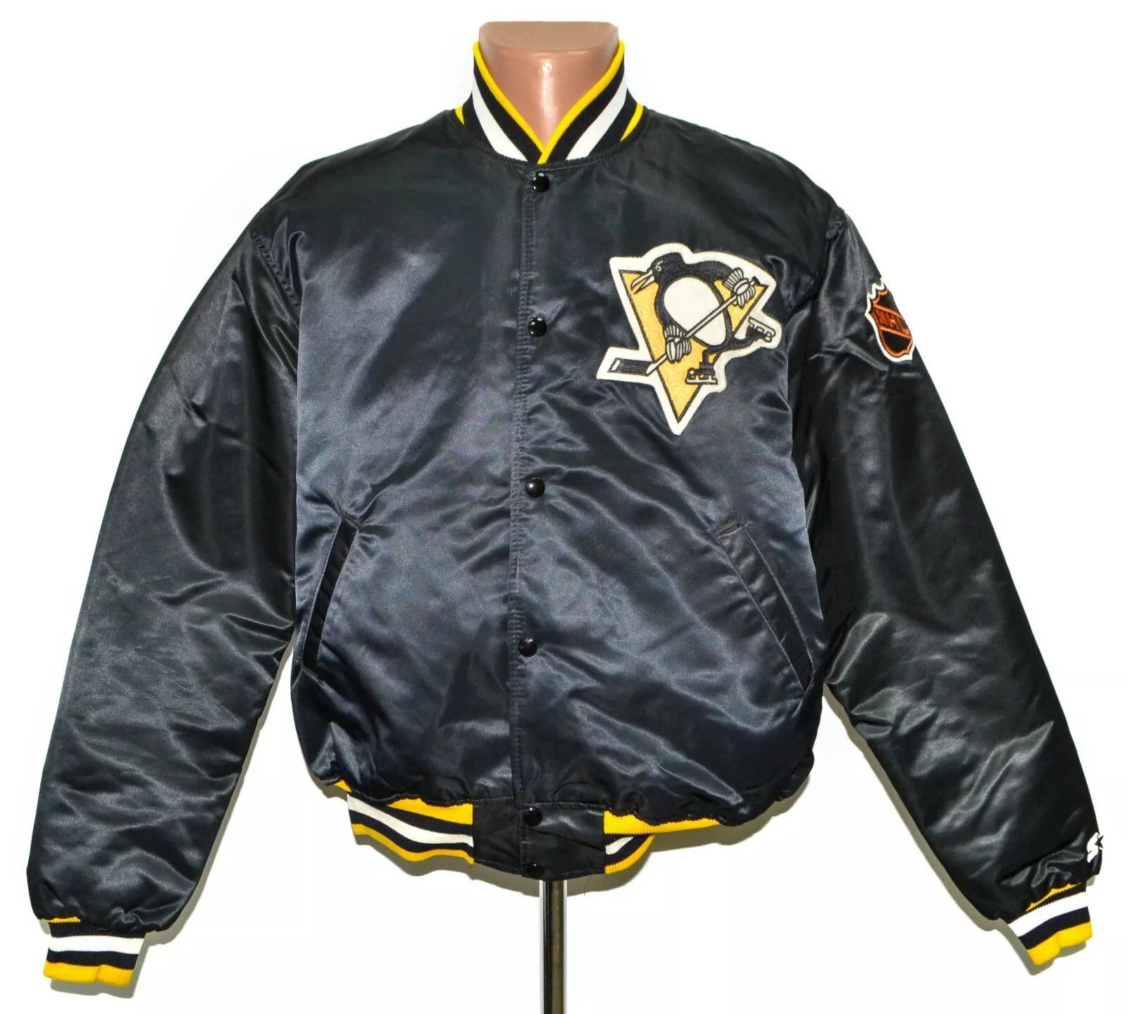 Starter NHL PITTSBURGH PENGUINS JACKET JERSEY STARTER SIZE XL ADULT Size US XL / EU 56 / 4 - 1 Thumbnail