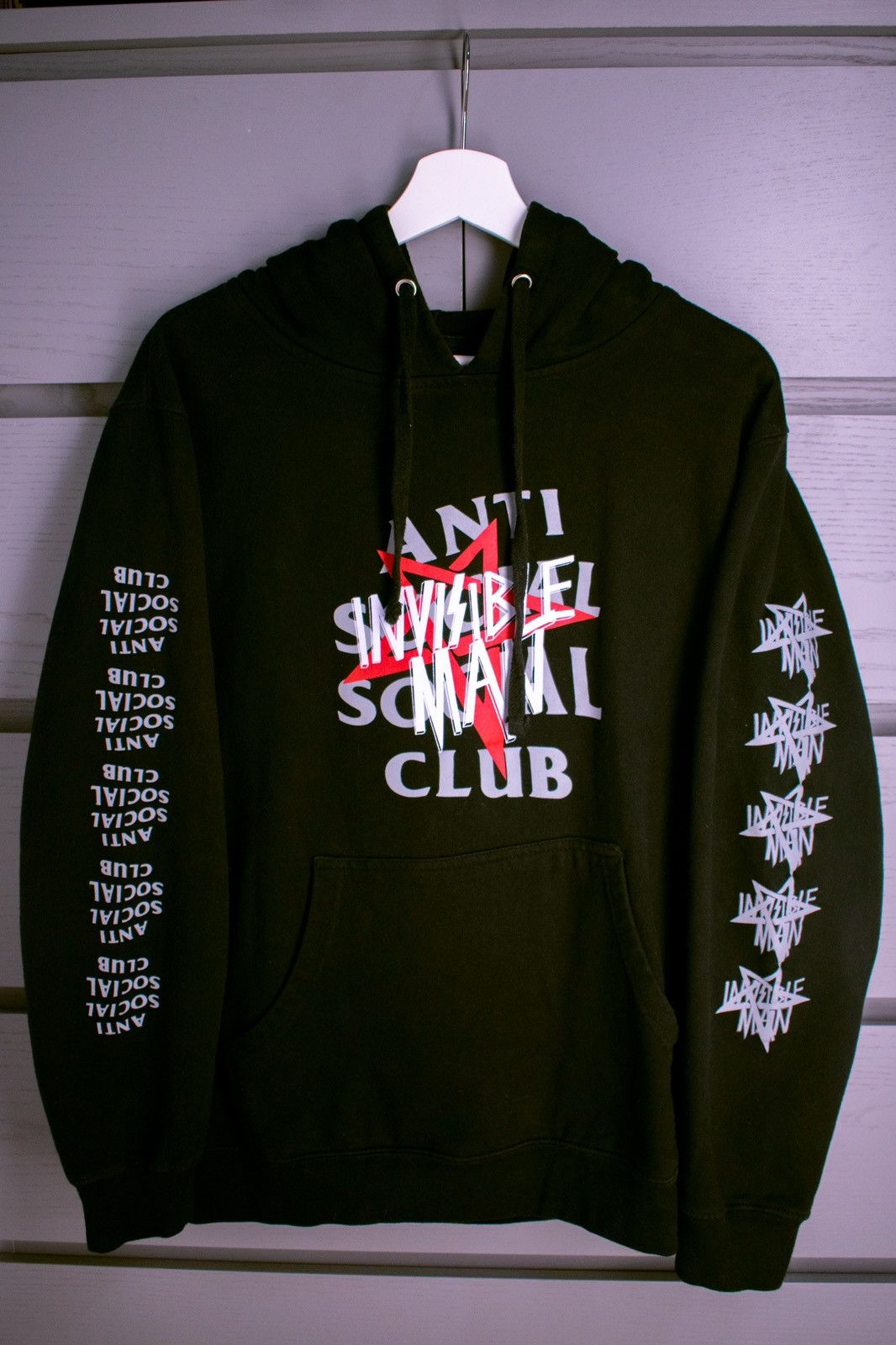 Anti Social Social Club Invisible Man Hoodie Grailed