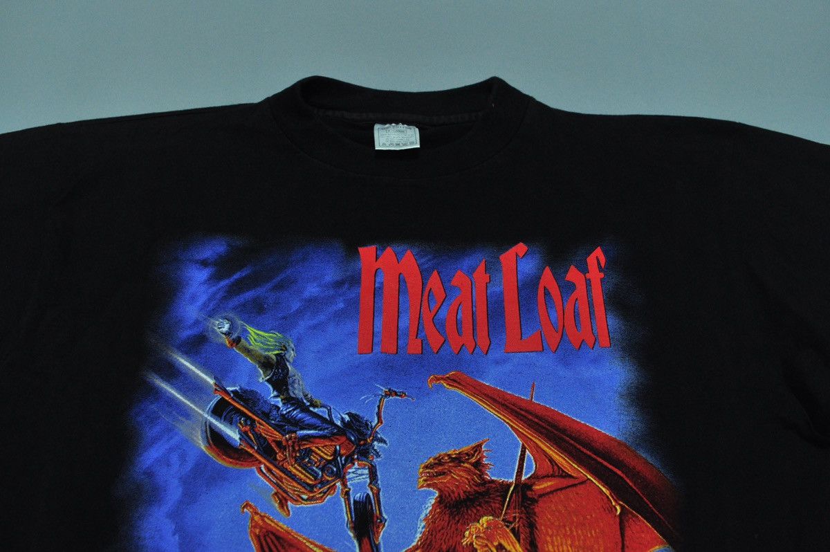 Band Tees × Vintage Vintage 1994 Meat Loaf T Shirt - Tour Concert Vtg Band Tee Size US XL / EU 56 / 4 - 8 Thumbnail