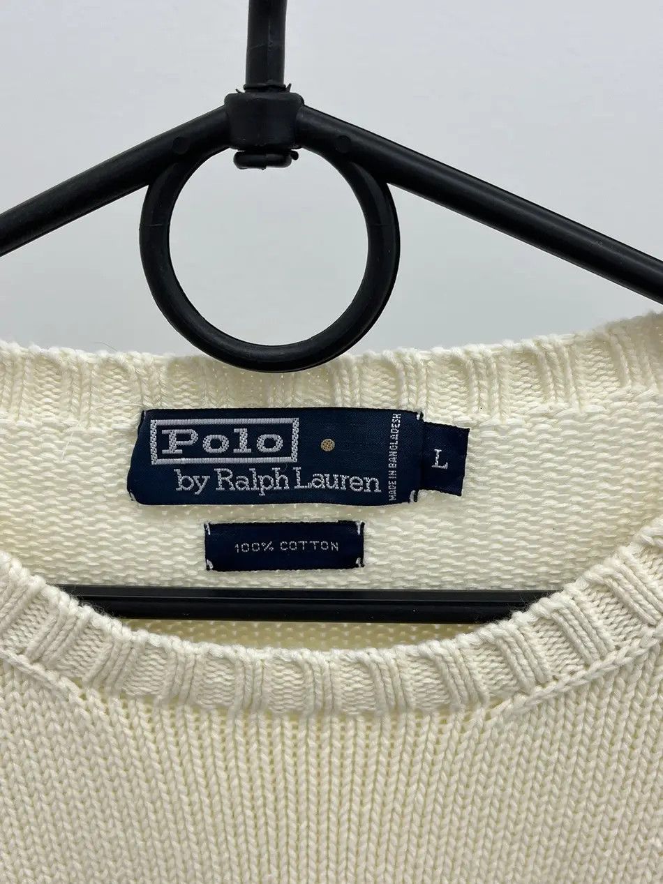 Polo Ralph Lauren Vintage Polo Ralph Lauren Knit Sweater Size US L / EU 52-54 / 3 - 2 Thumbnail