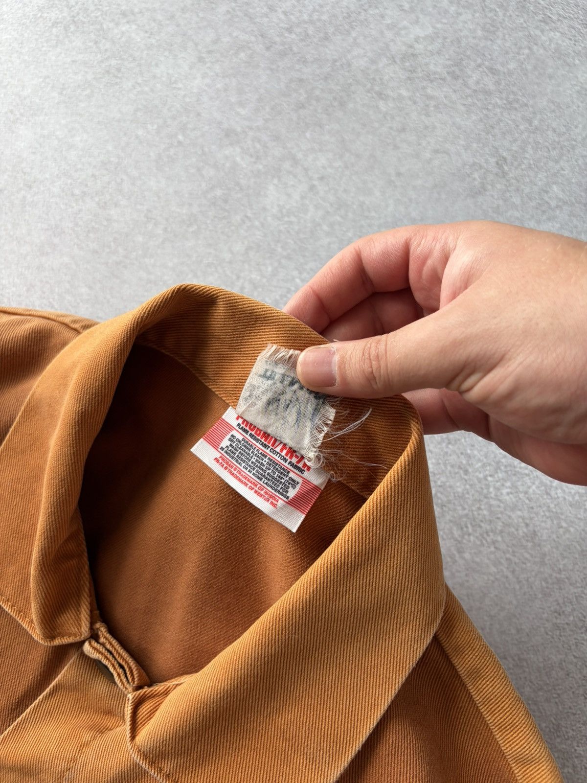 Vintage VTG French Work Sun - faded Distressed Brown Jacket Size XL Size US XL / EU 56 / 4 - 13 Thumbnail
