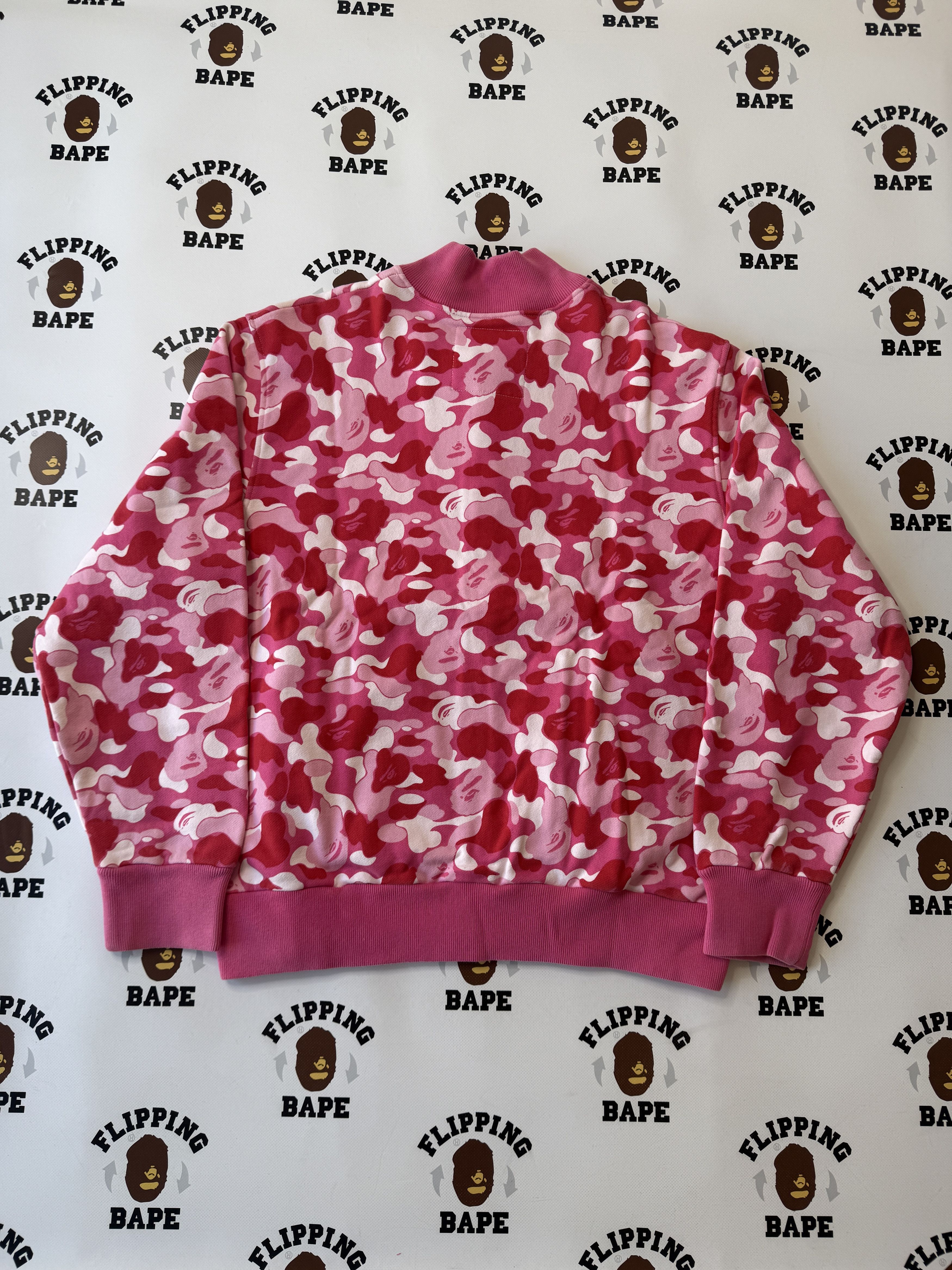 Bape BAPE NIGO FAVORITE SHOP ABC CAMO SWEAT VARSITY JACKET (2008) Size US L / EU 52-54 / 3 - 2 Thumbnail