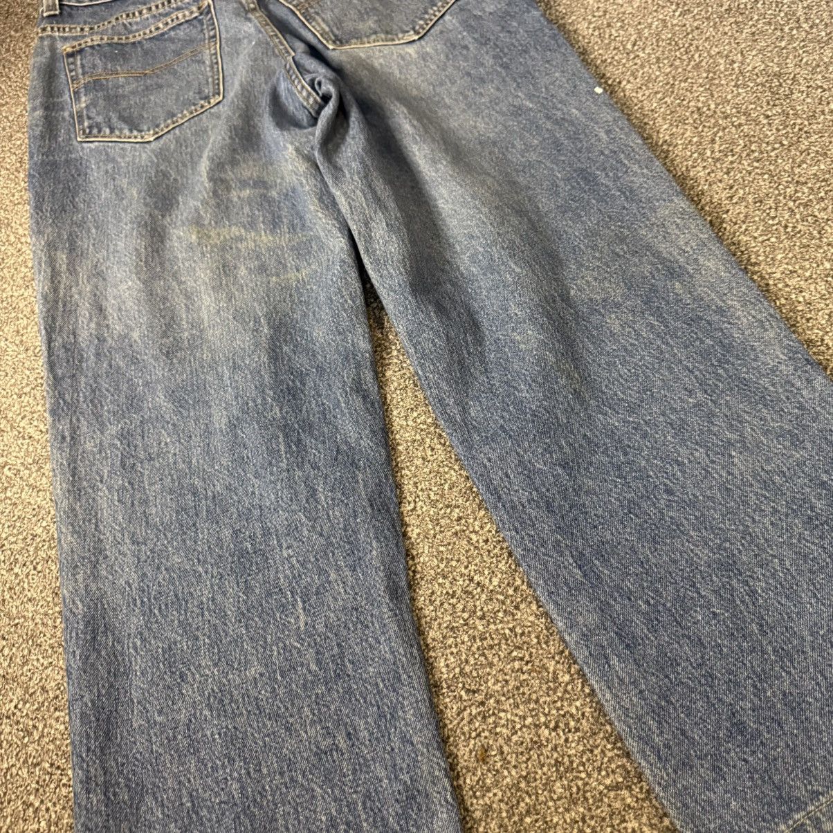 🔥🇺🇸 90s Blue Way Aging Wash Denim Made in Usa W36