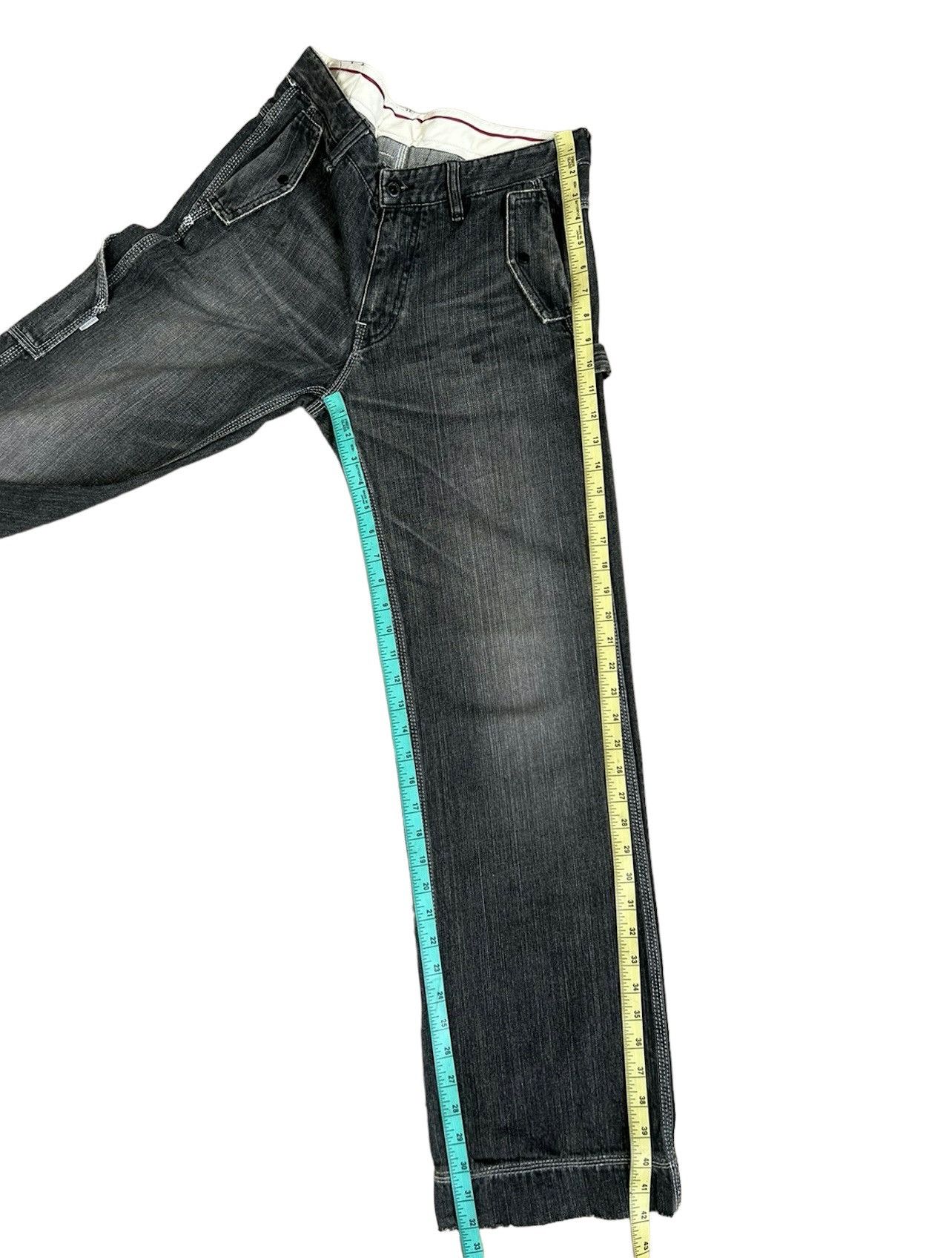 FACTOTUM Vintage Factotum Japan Distressed Fade Denim Work Pant Size US 30 / EU 46 - 5 Thumbnail