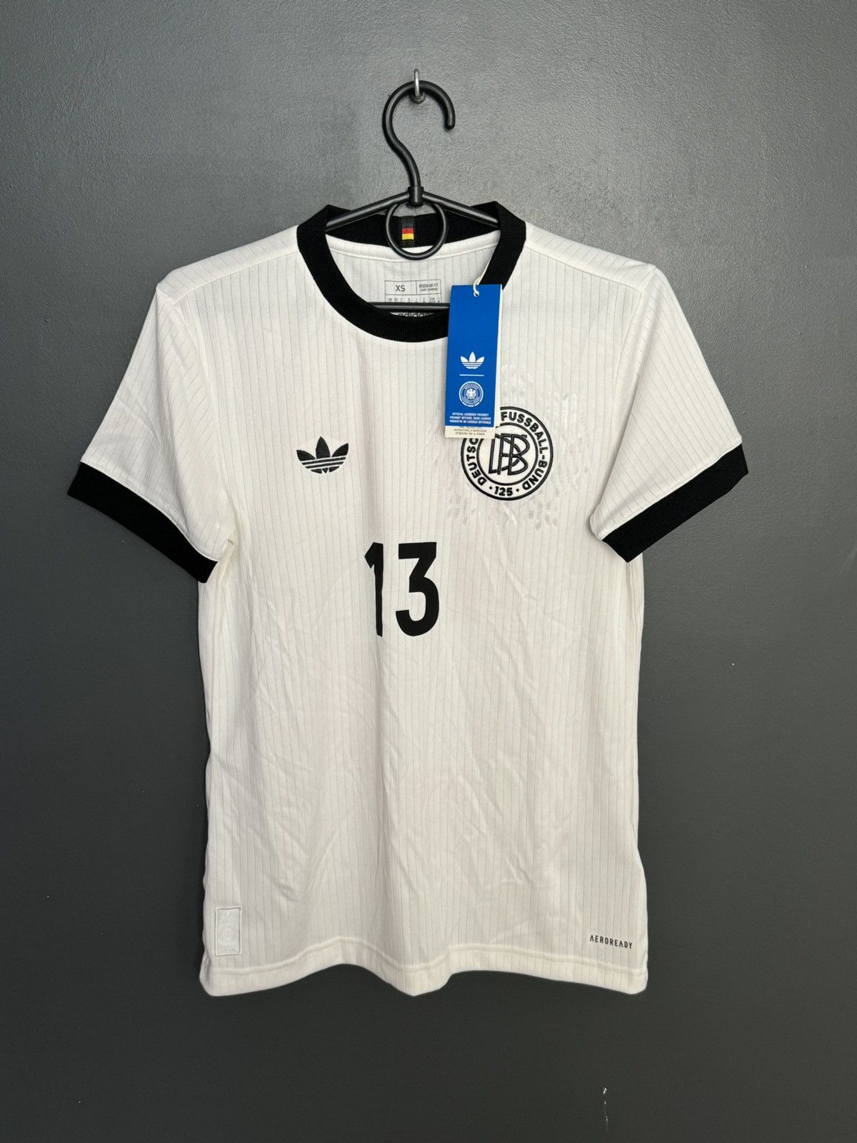 Adidas New Germany Anniversary 125 Muller Football Jersey Size XS / US 0-2 / IT 36-38 - 2 Thumbnail